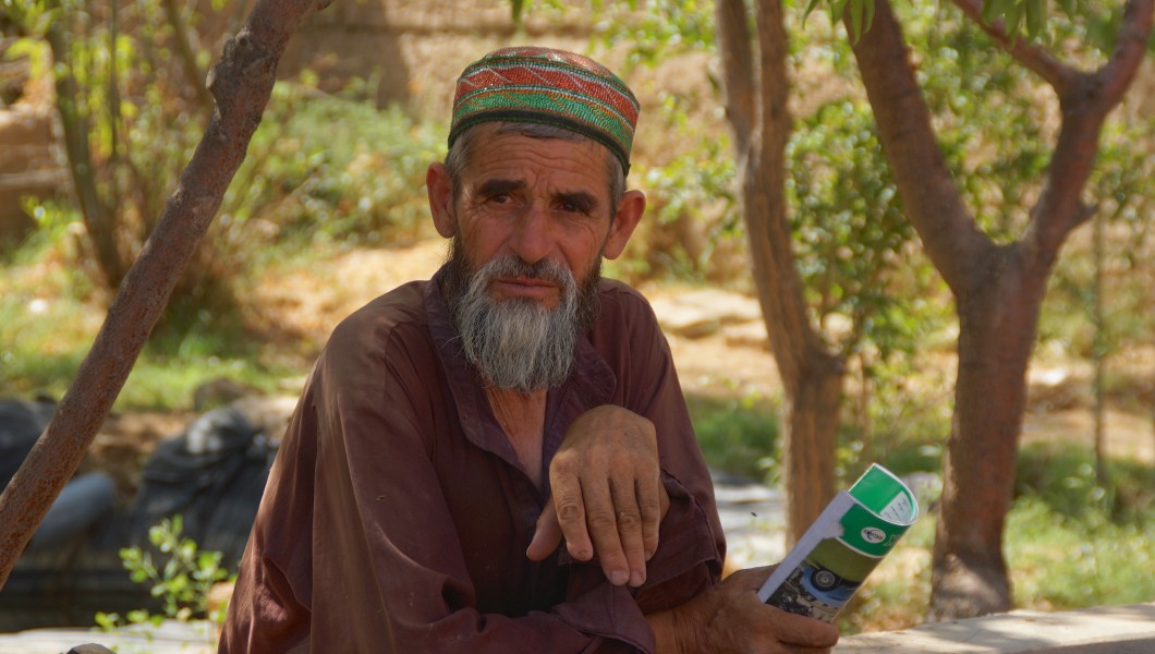 Man in northern Afghanistan