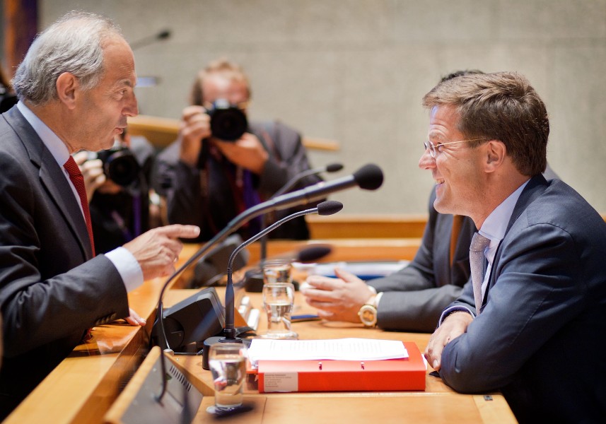 Mark Rutte and Job Cohen 2011