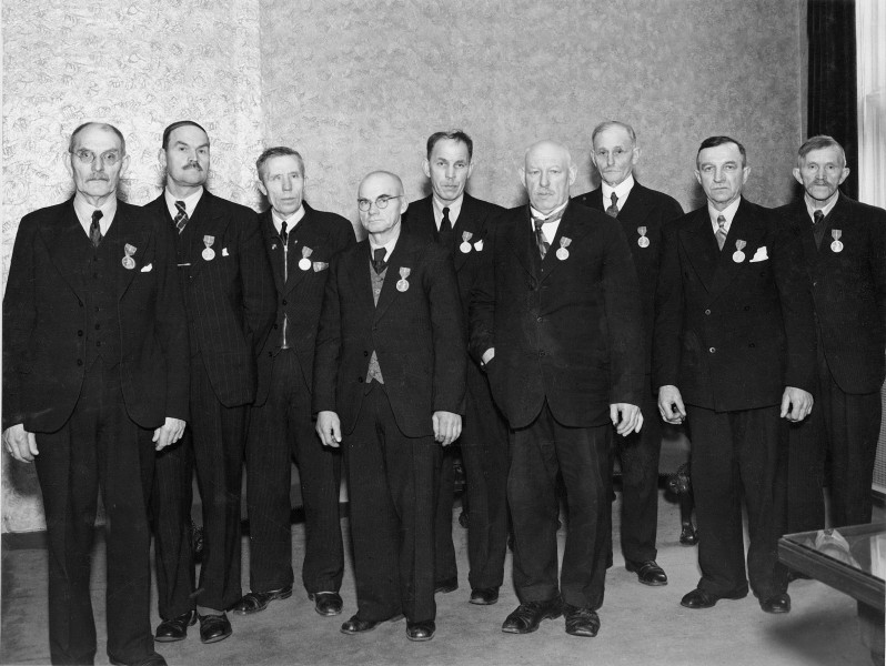 Medaljefest på Vallø Oljeraffineri - Medaljefest
