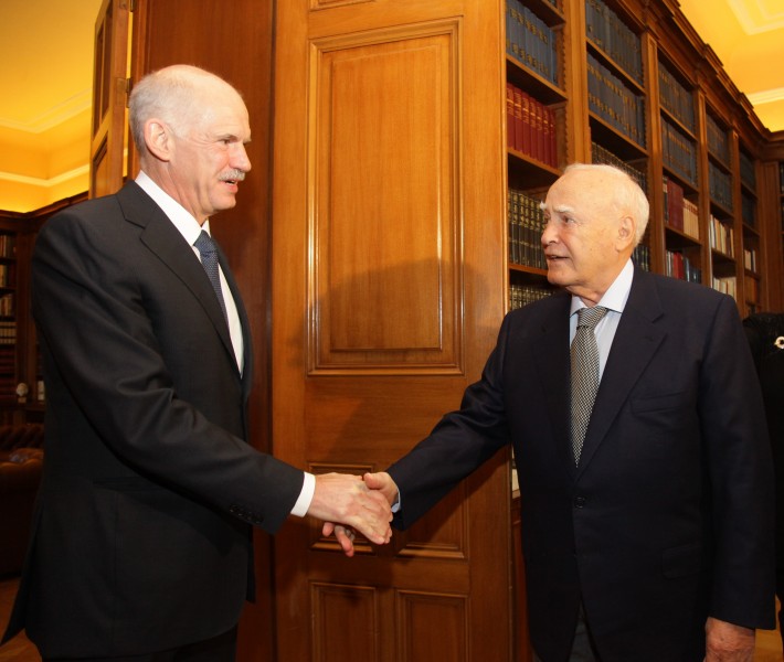 Meeting Papoulias, Papandreou - 5 November 2011 (4)