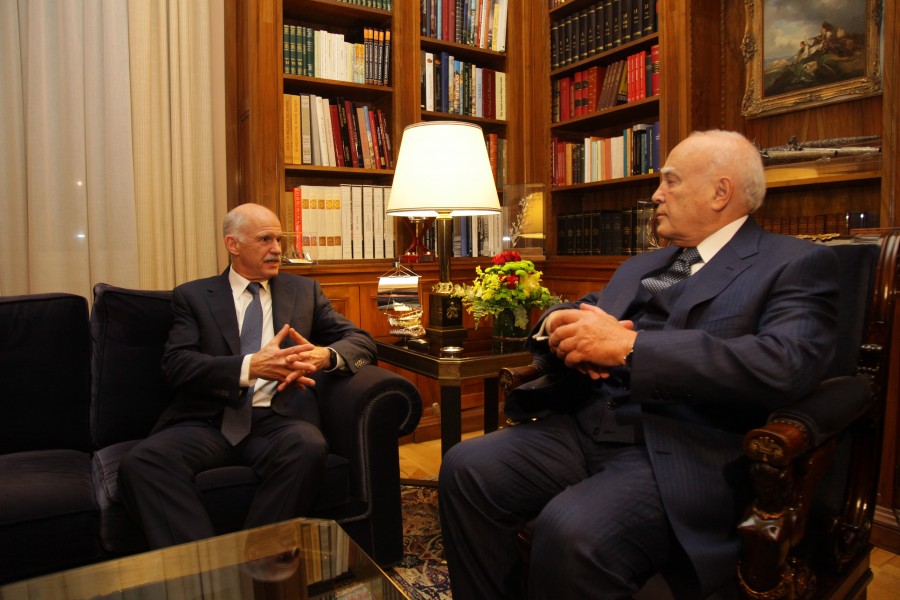 Meeting Papoulias, Papandreou - 9 November 2011 (6)