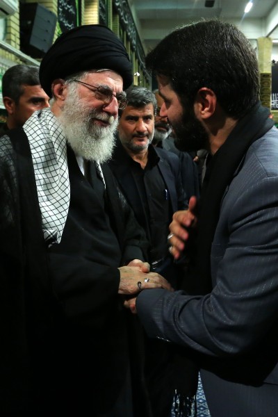 Meysam Motiee and Ayatollah Sayyed Ali Khamenei