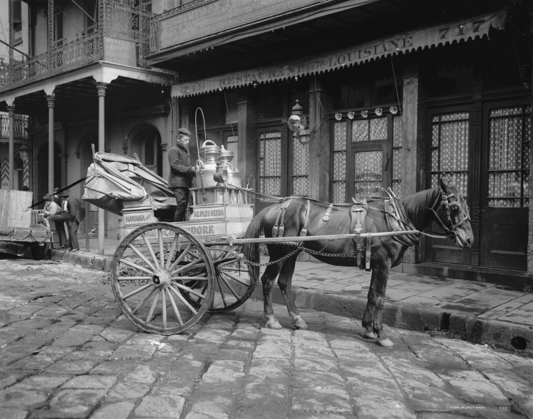 New Orleans Milk Cart La Louisiane