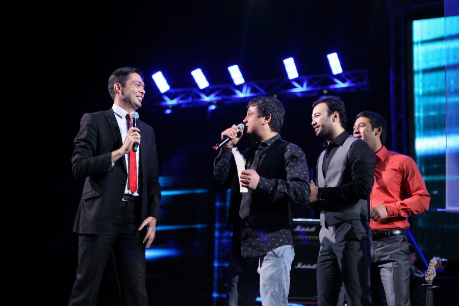 Otabek Mahkamov, Tohir Sodiqov, Alisher Uzoqov, and Ulugʻbek Qodirov (3.8.2013)