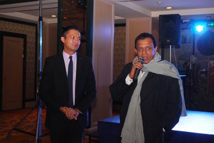 Otabek Mahkamov and Mithun Chakraborty (5.26.2013)