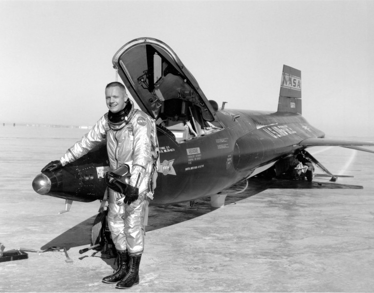 Pilot Neil Armstrong and X-15 -1 - GPN-2000-000121