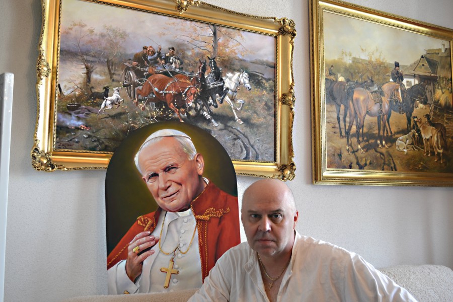Portret Św. Jan Paweł II autor Zbigniew Kotyłło