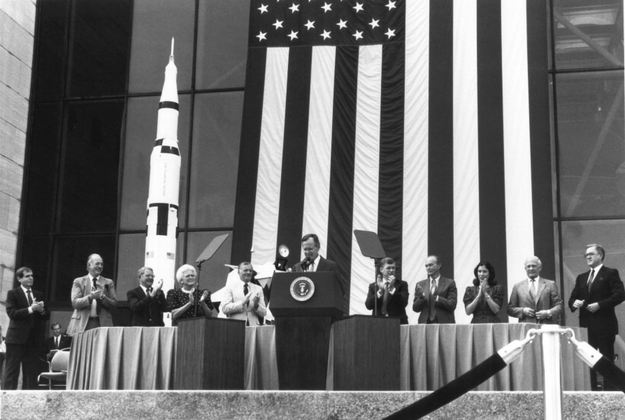 President George Bush and Apollo 11 Astronauts - GPN-2000-001665