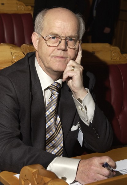 Prof. Gustav Bjorkstrand (Bilden ar tagen vid Nordiska radets session i Oslo, 2003) (1)