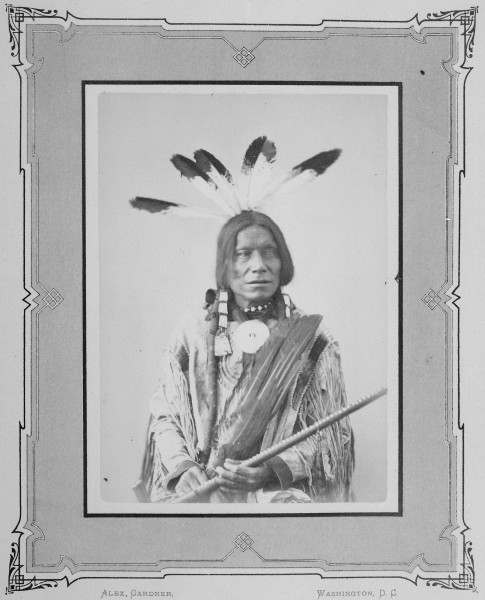 Red Lodge-Tepe-Sha. Cut Head, Sioux, 1872 - NARA - 519034