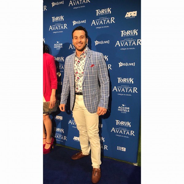 Sam Alhaje Blue Carpet