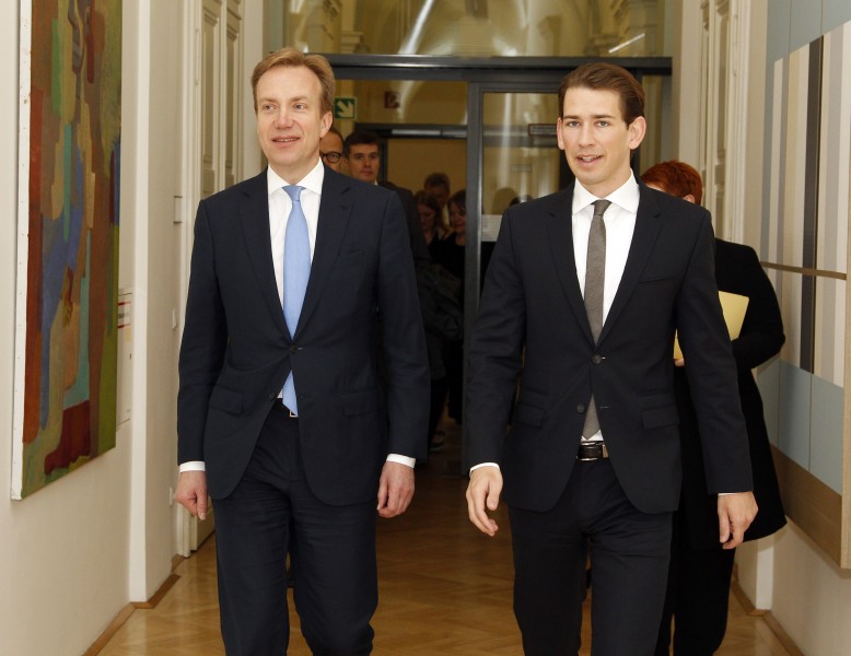 Sebastian Kurz Børge Brende April 2016 (25560665784)