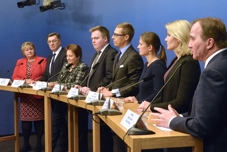 The Prime Ministers of the Nordic Council in October 2014 - 05