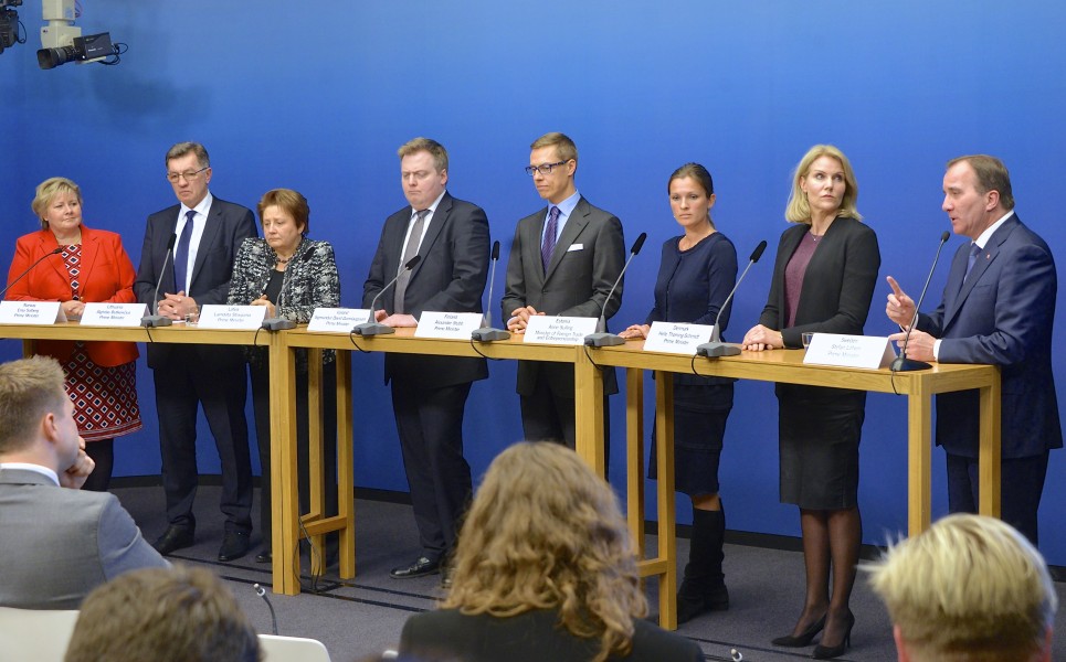 The Prime Ministers of the Nordic Council in October 2014 - 11