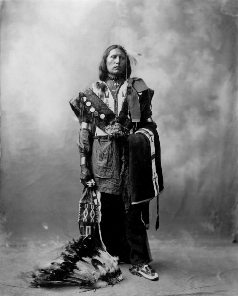 Thomas American Horse, Oglala Sioux, by Heyn Photo, 1899