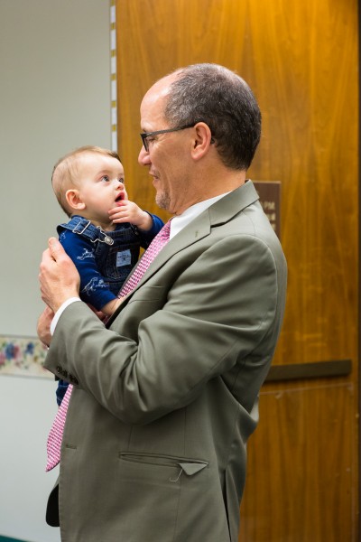 Thomas Perez with Theo Suiter, 2016
