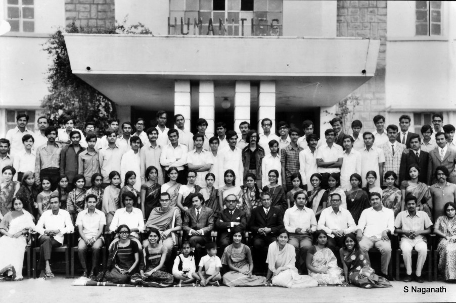 U. R. Ananthamurthy at Mysore University - Post Graduate Department of English (1973)