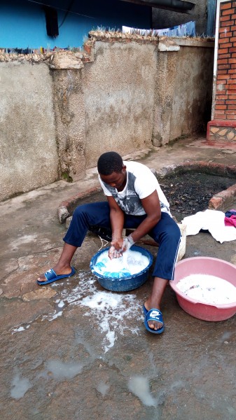 Washing clothes