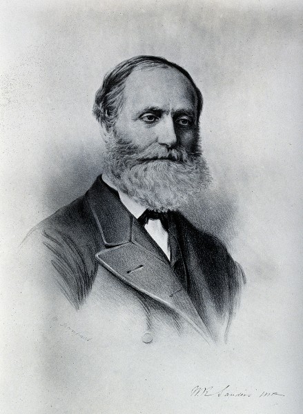 William Rutherford Sanders. Photograph after a lithograph by Wellcome V0028787