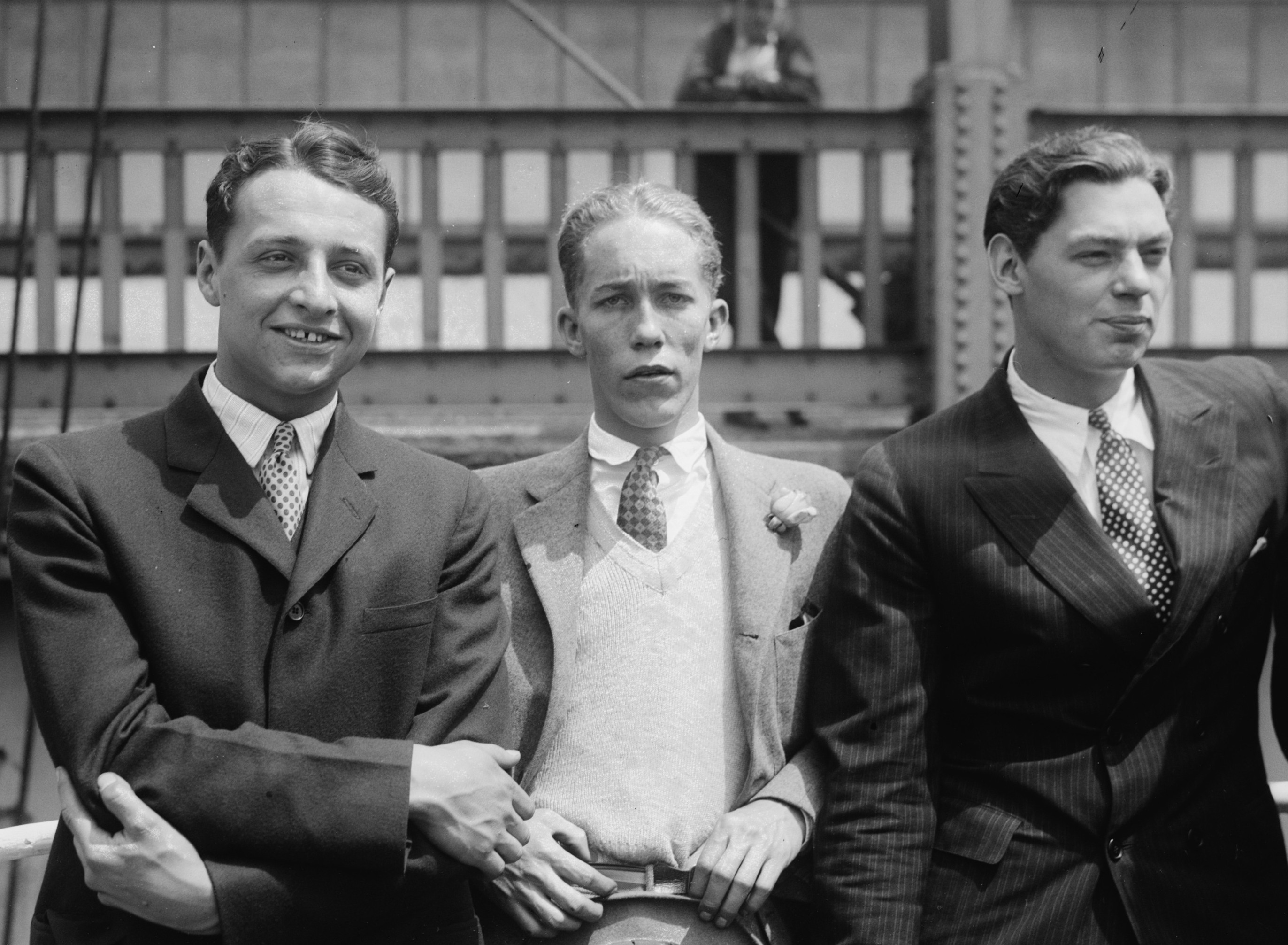 Ralph Breyer, Bob Skelton, Johnny Weissmuller. c. 1925