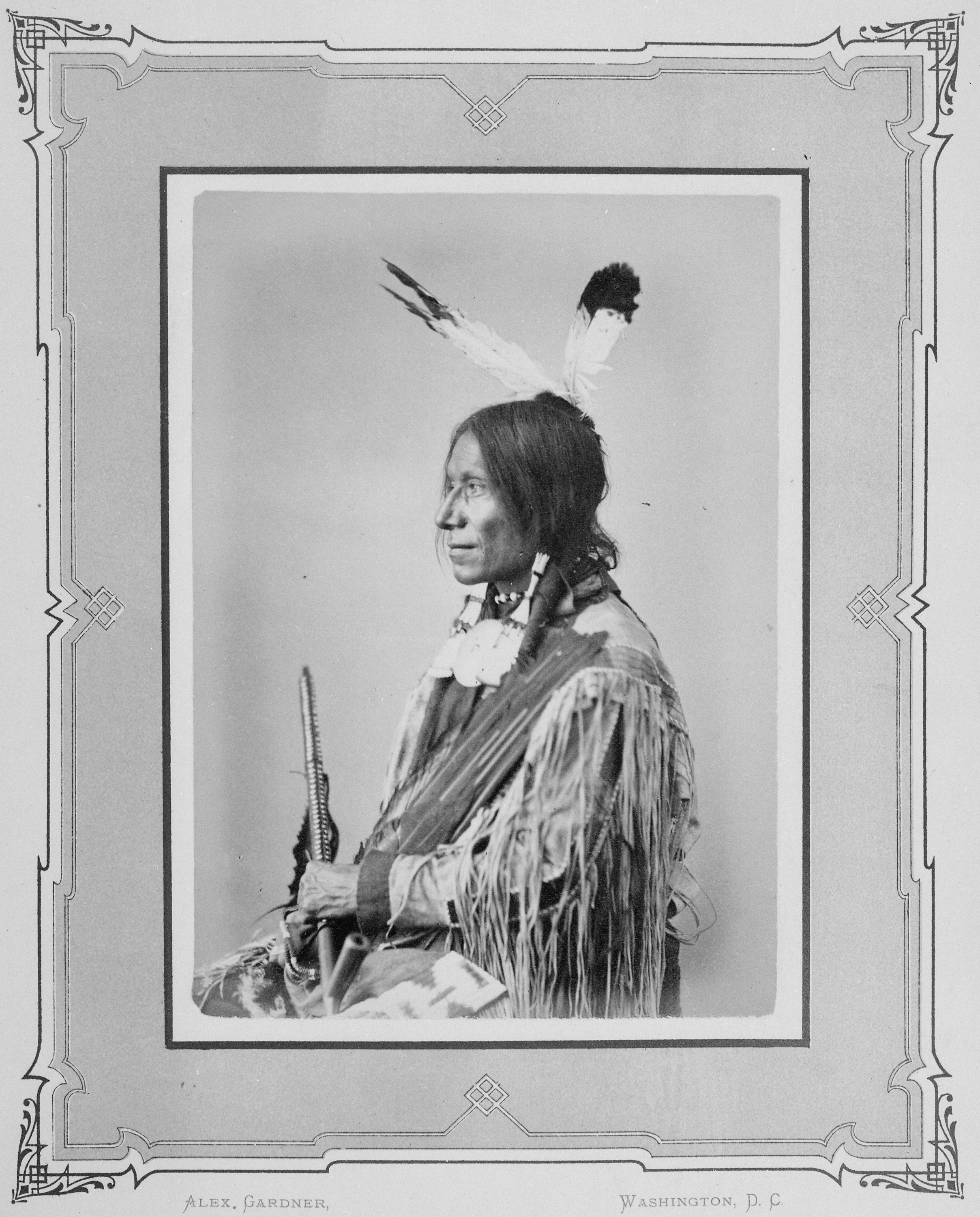 Red Lodge-Tepe-Sha. Cut Head, Sioux, 1872 - NARA - 519035