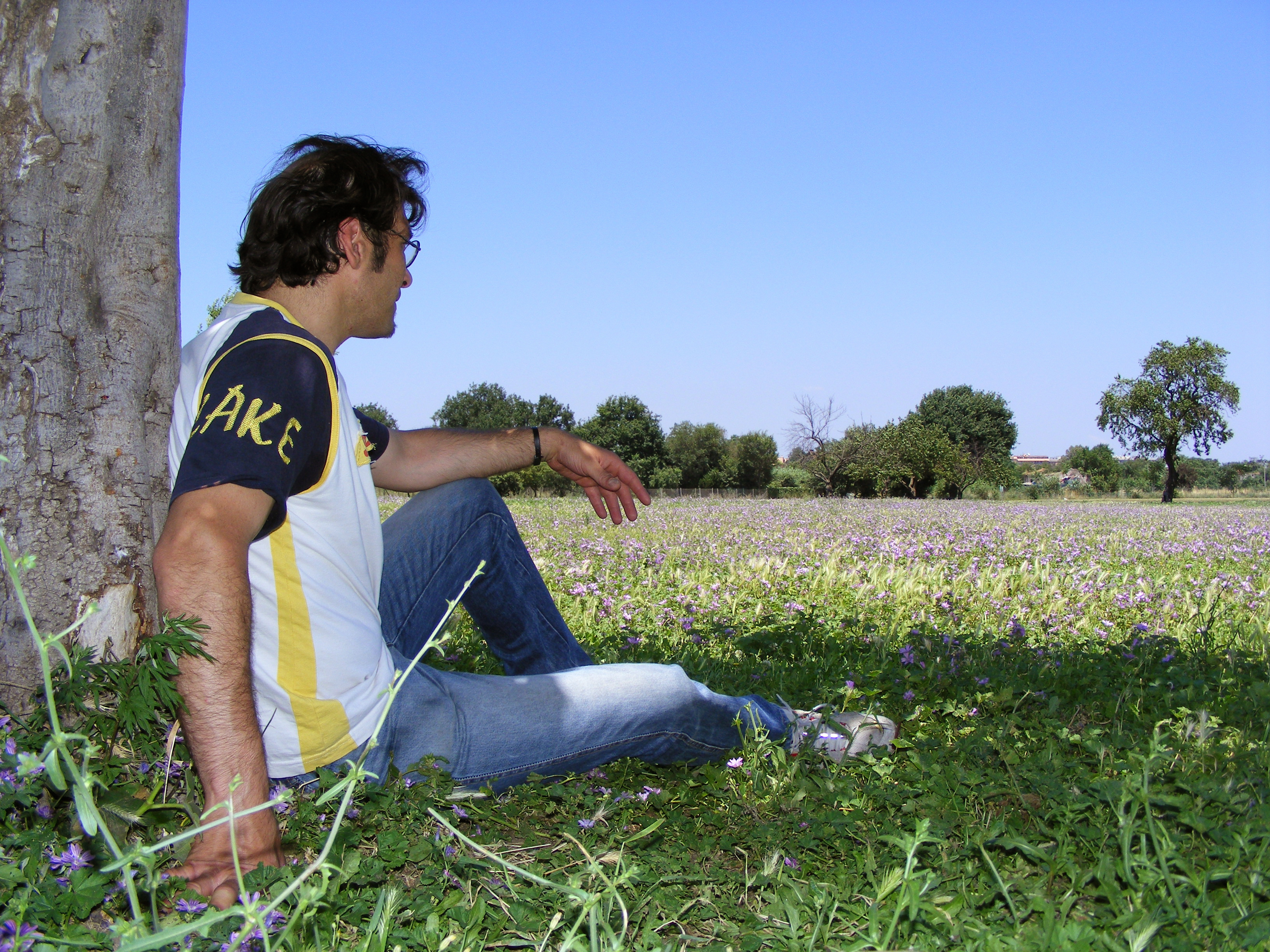 Relaxando no parque