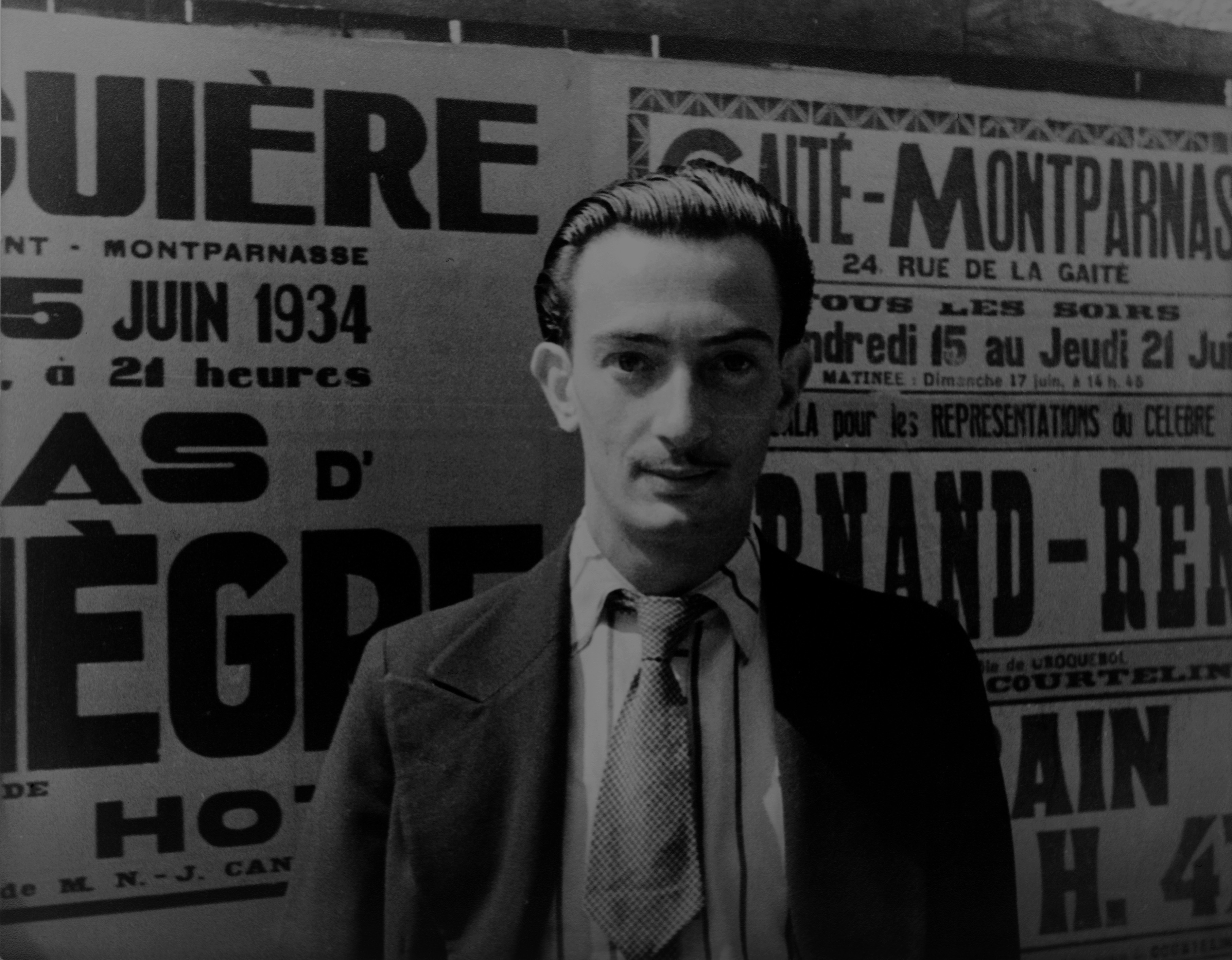 Salvador Dalí by Carl Van Vechten, 1934