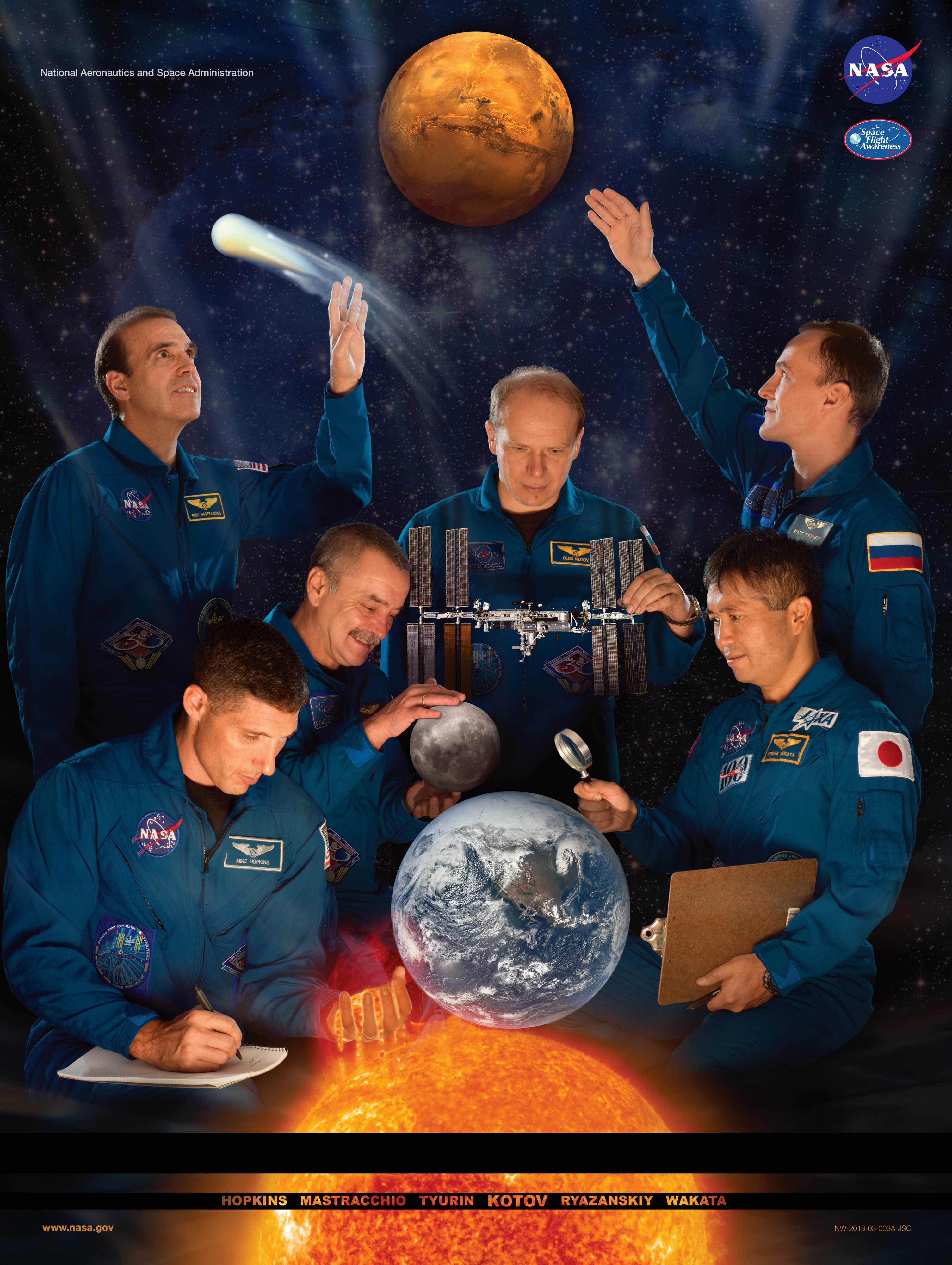 Expedition 38 crew poster