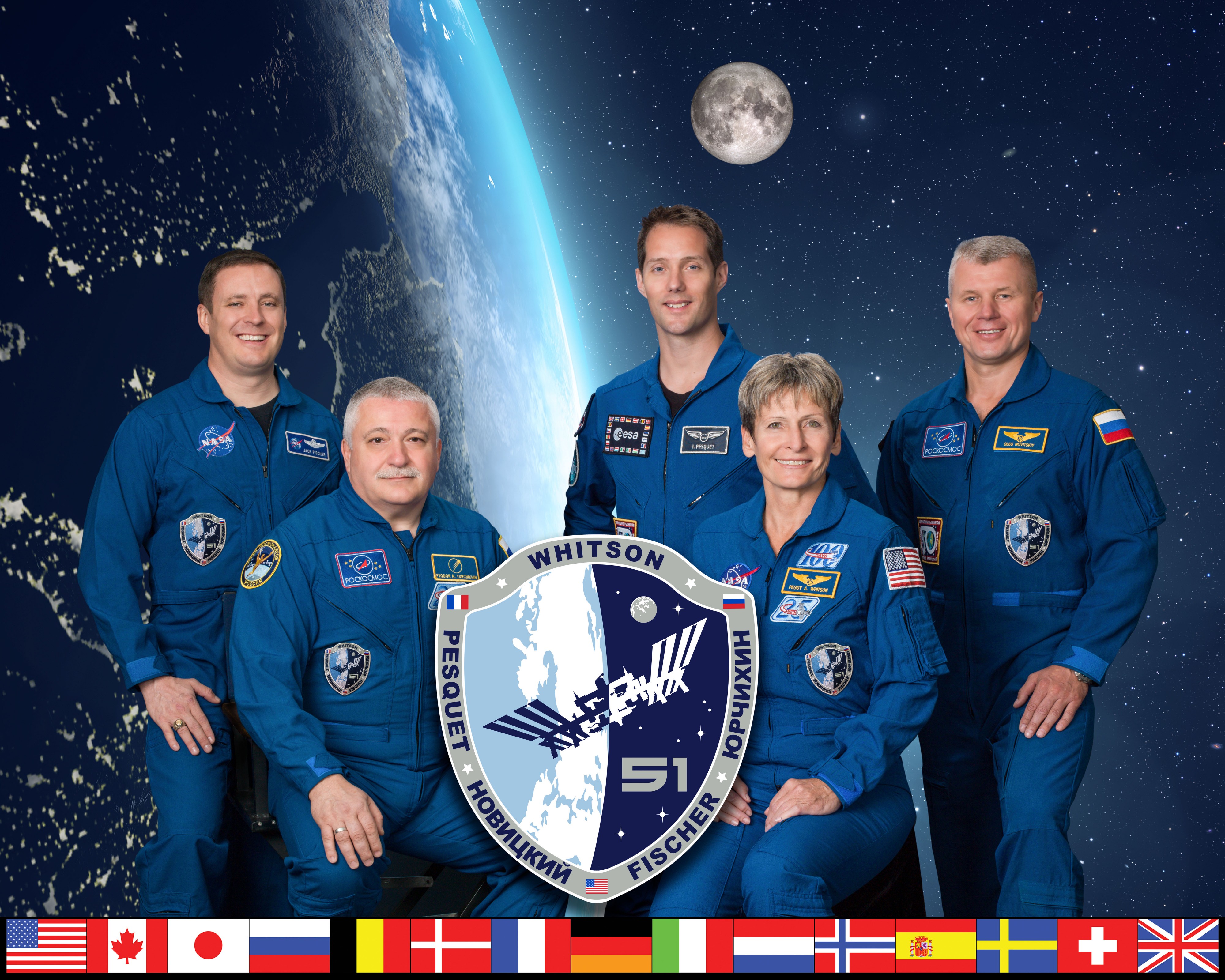 Expedition 51 crew portrait