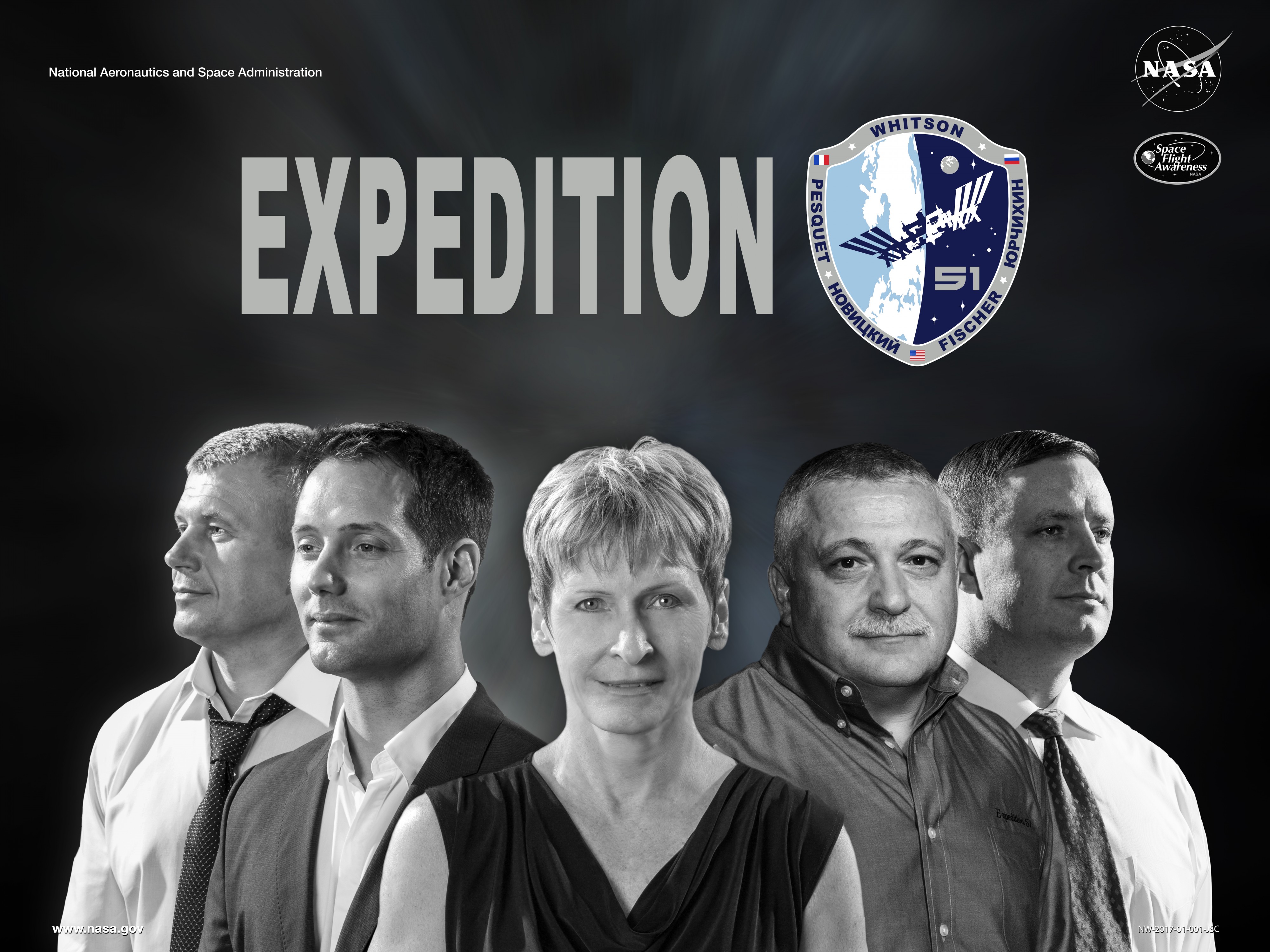 Expedition 51 crew poster