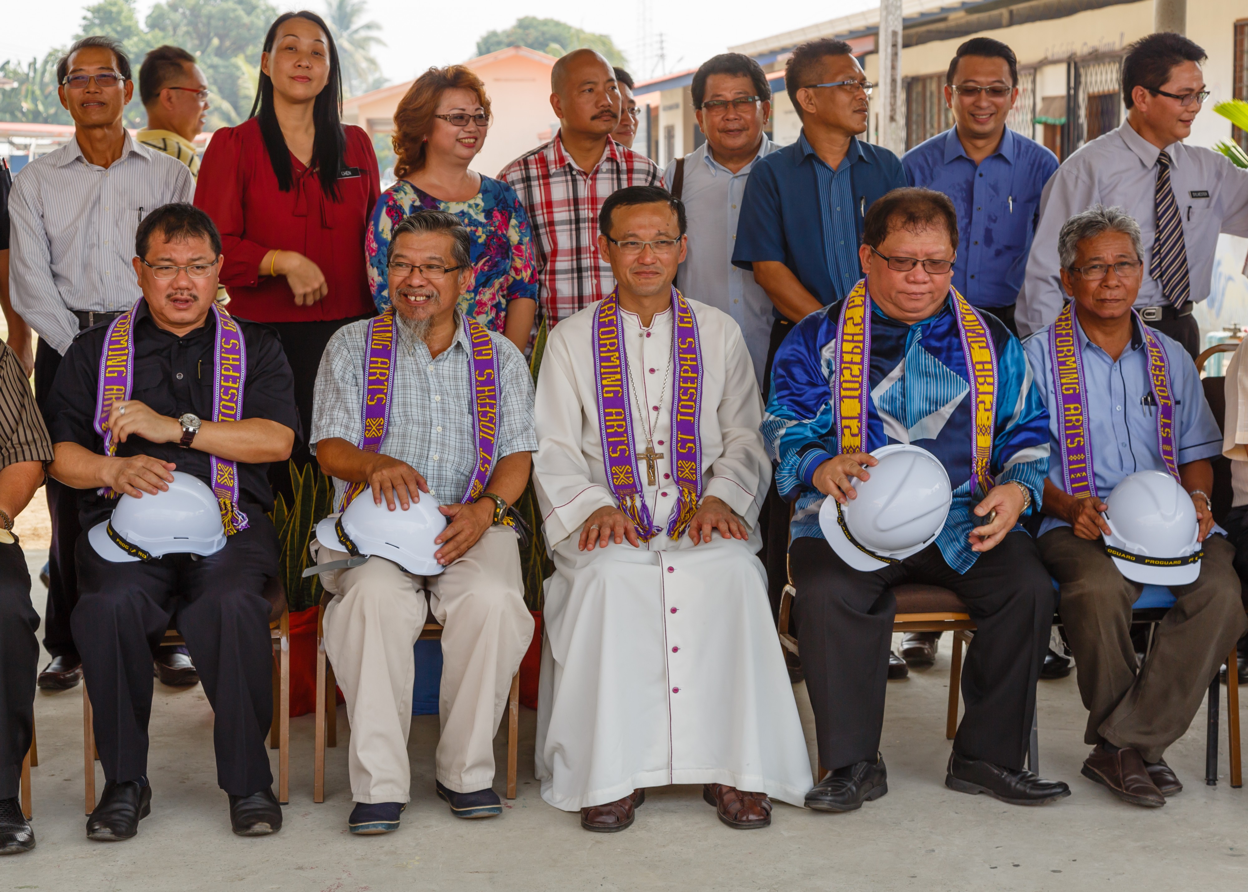 Papar Sabah Groundbreaking-ceremony-at-SMK-St-Joseph-01