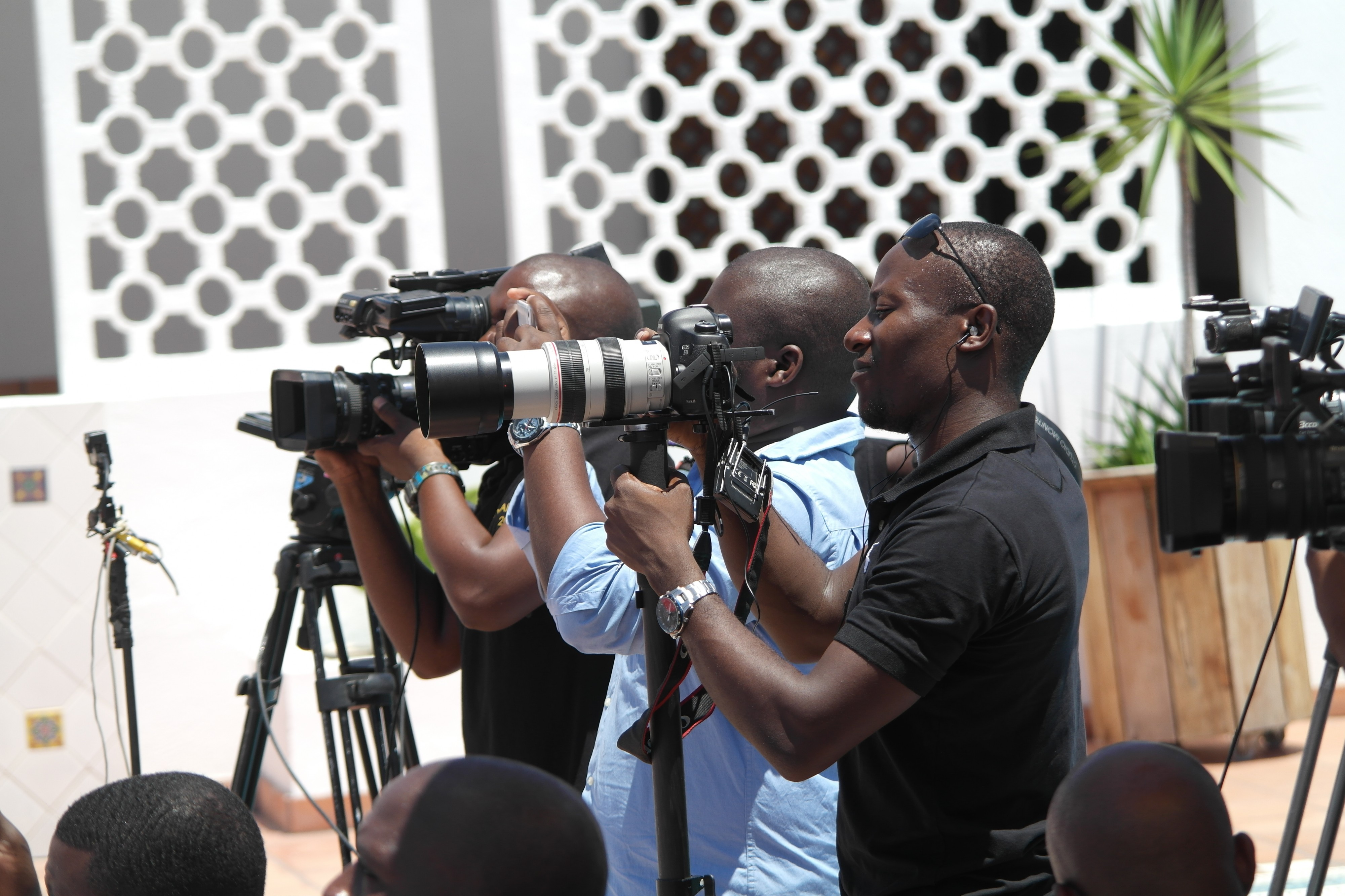 Photographers at work