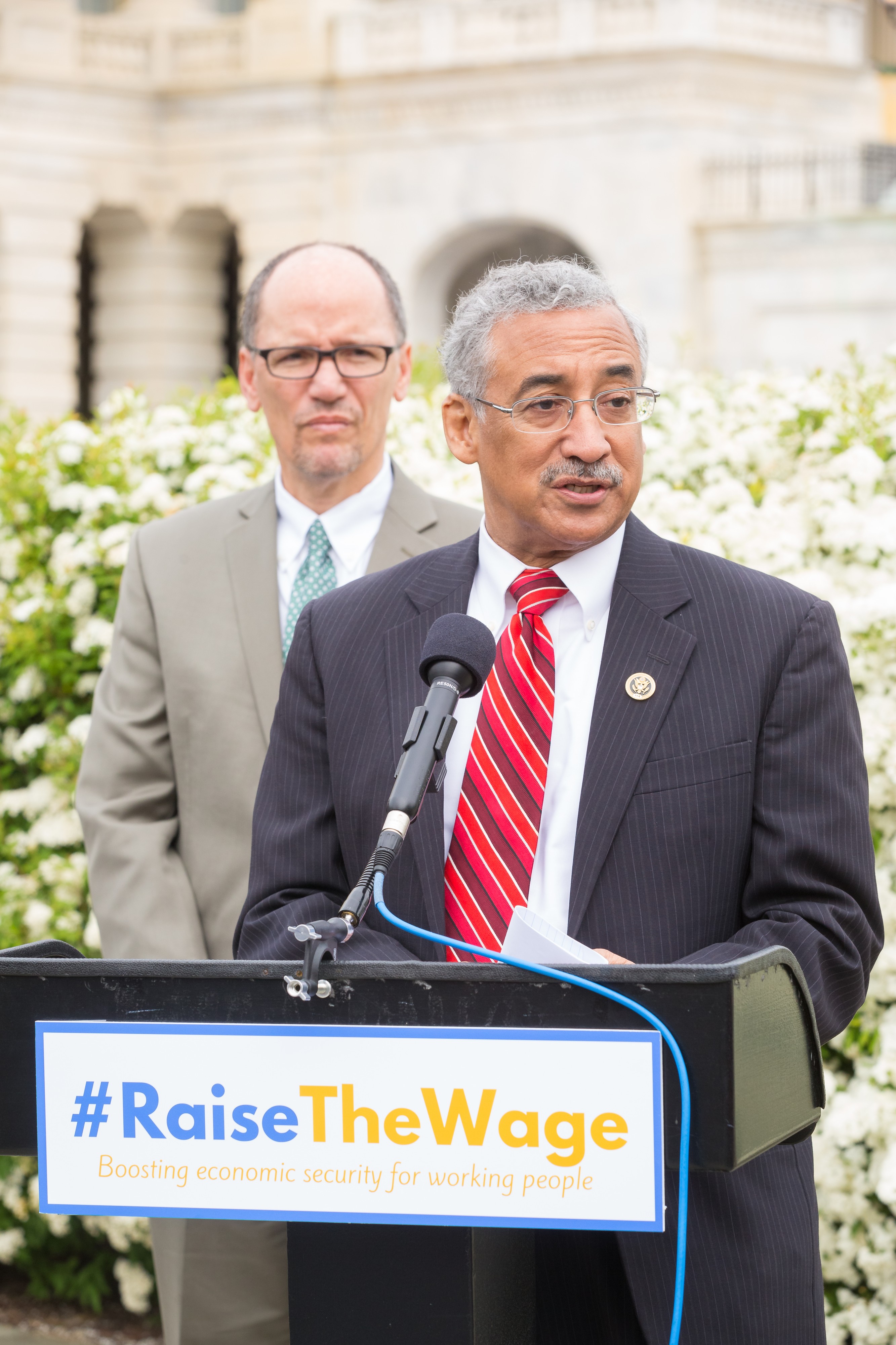 Thomas Perez and Bobby Scott, April 2016