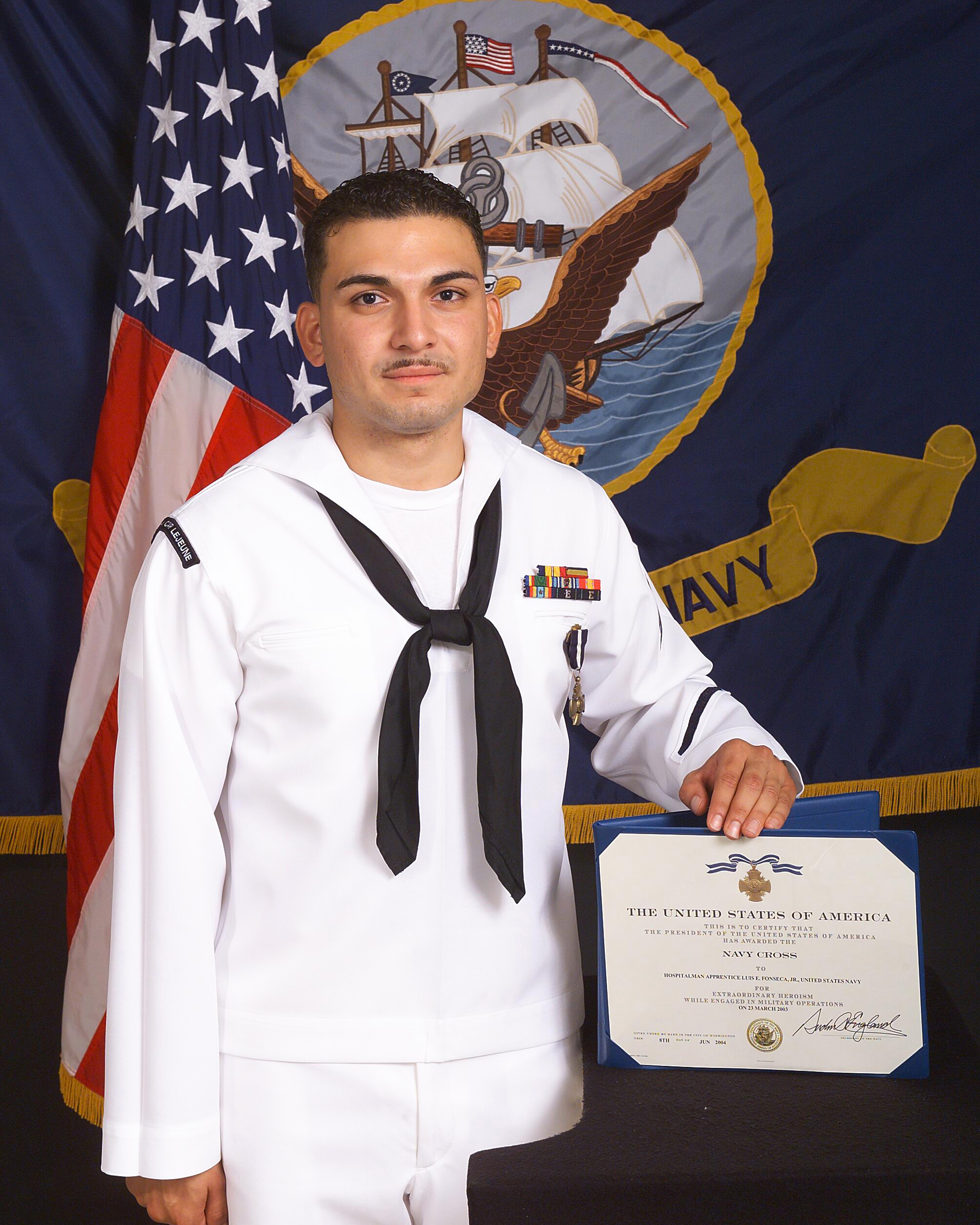 US Navy 040811-N-0000N-004 Hospitalman Apprentice Luis E. Fonseca, Jr