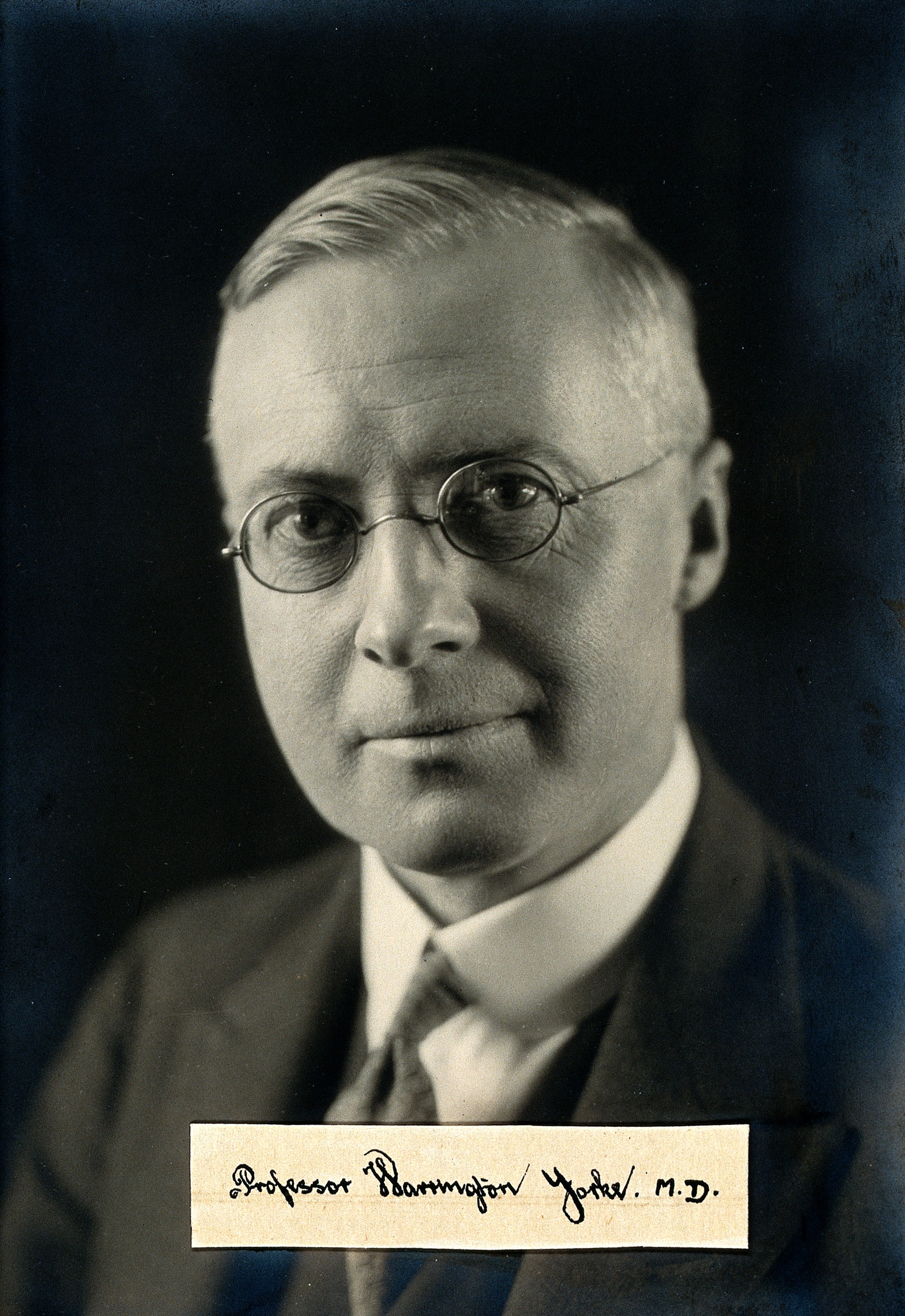 Warrington Yorke. Photograph. Wellcome V0027363
