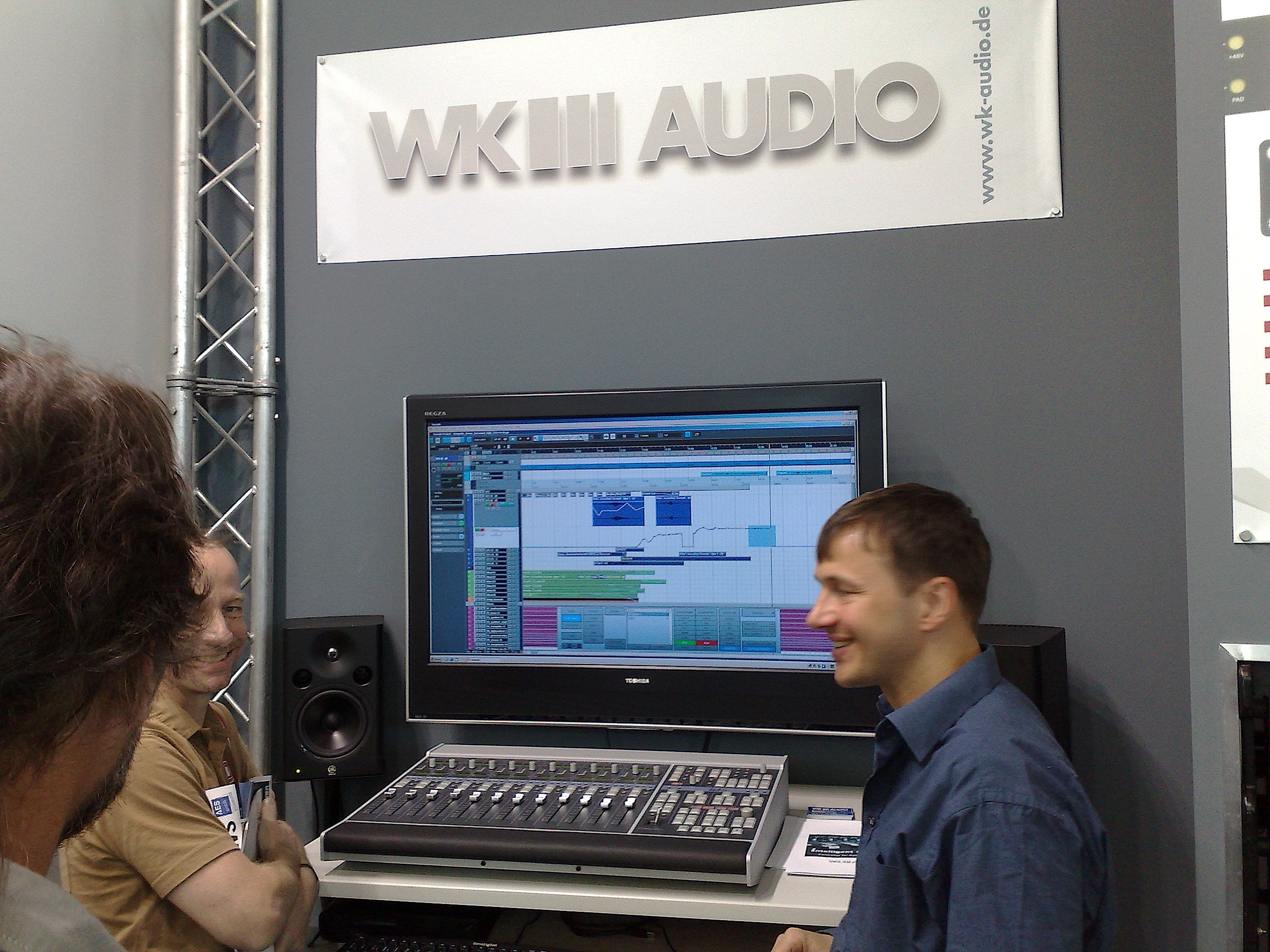 WK III Audio ID-EDIT at the Steinberg booth, AES 124th