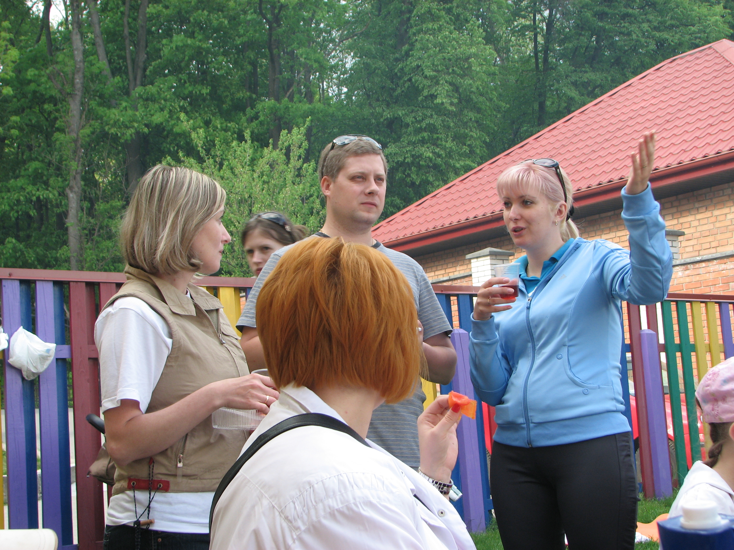 Catholic families of a parish gathered for a picnic, picture 16
