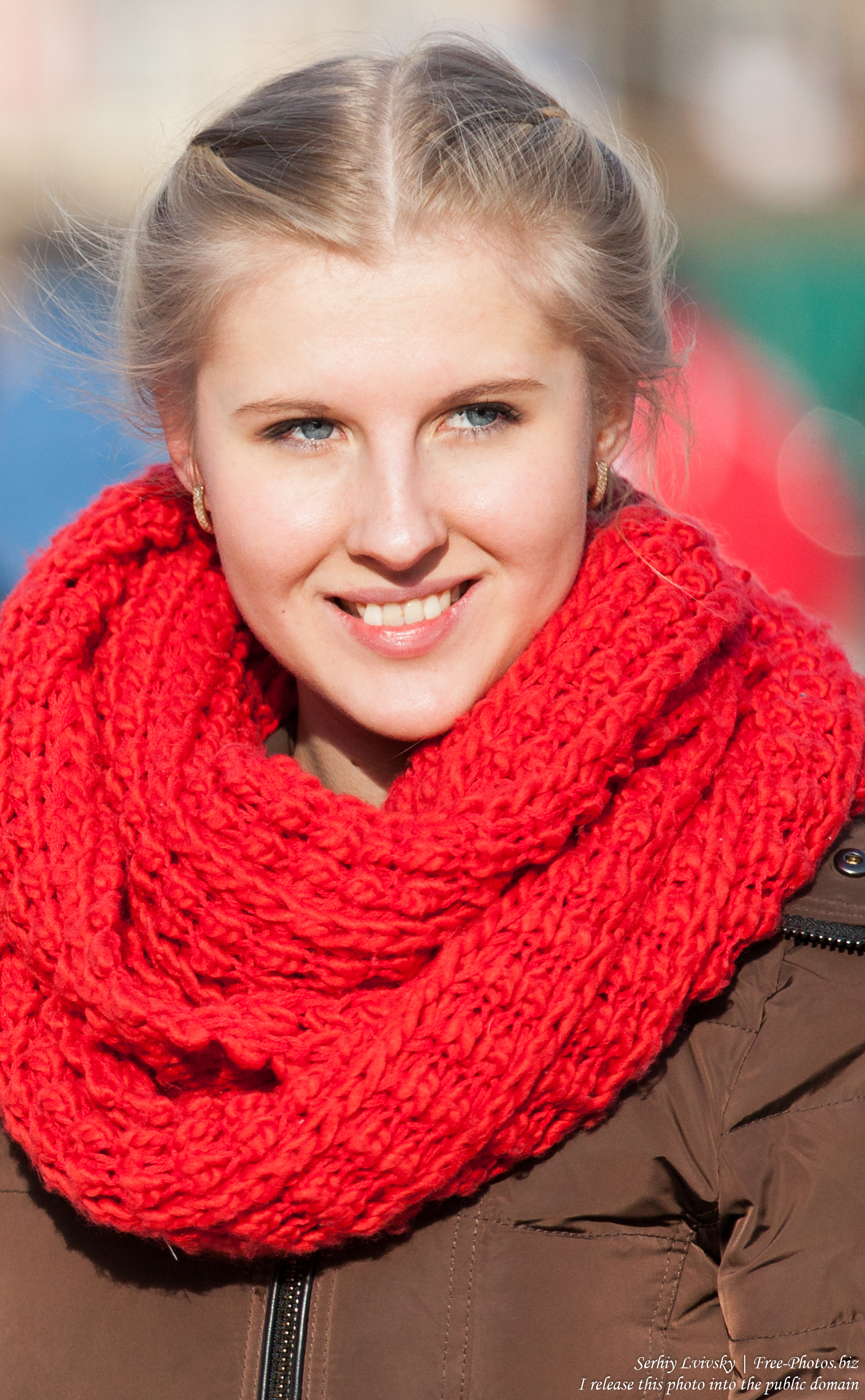 a beautiful blond girl photographed in January 2015, picture 6