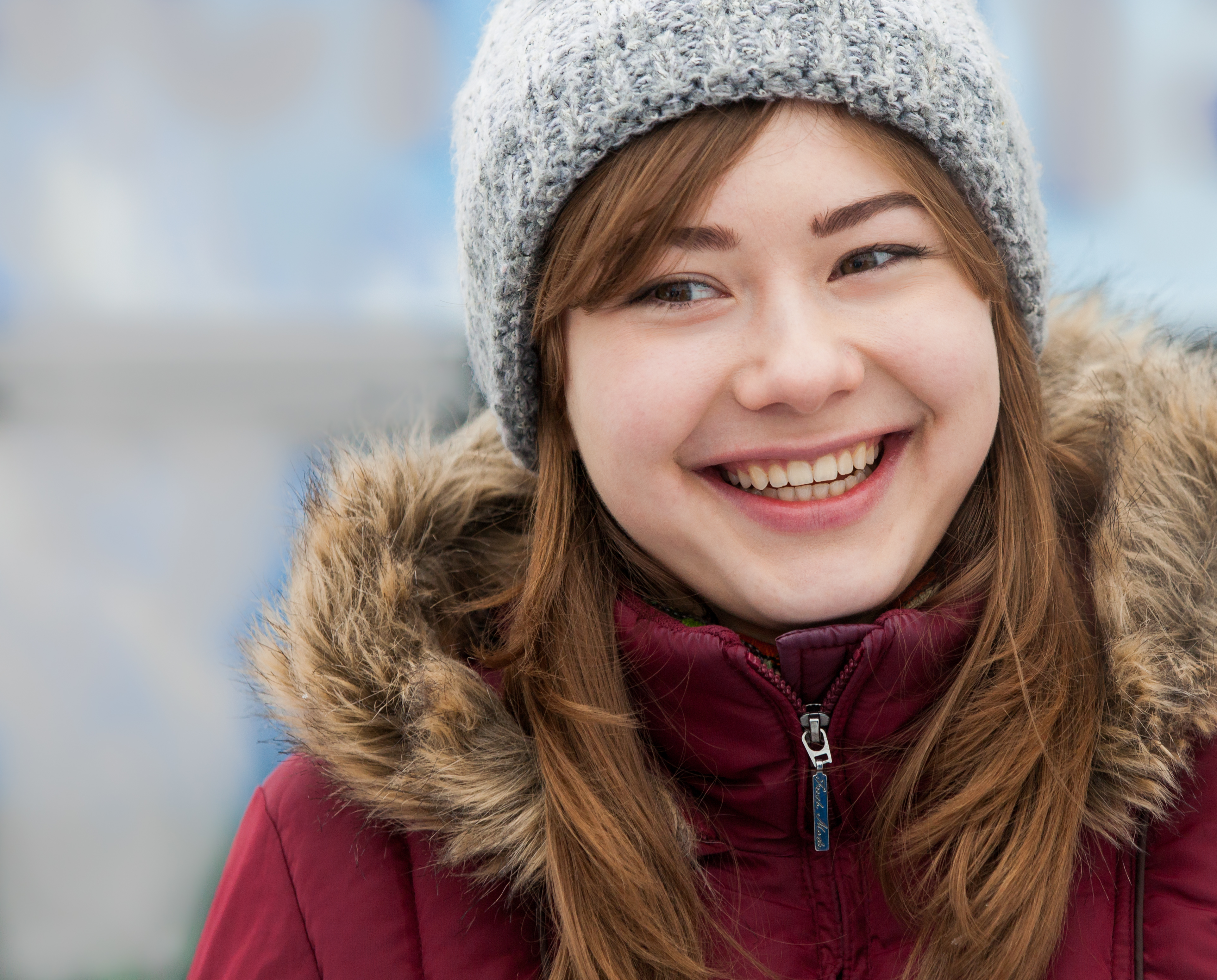 a cute girl photographed in December 2014, picture 1
