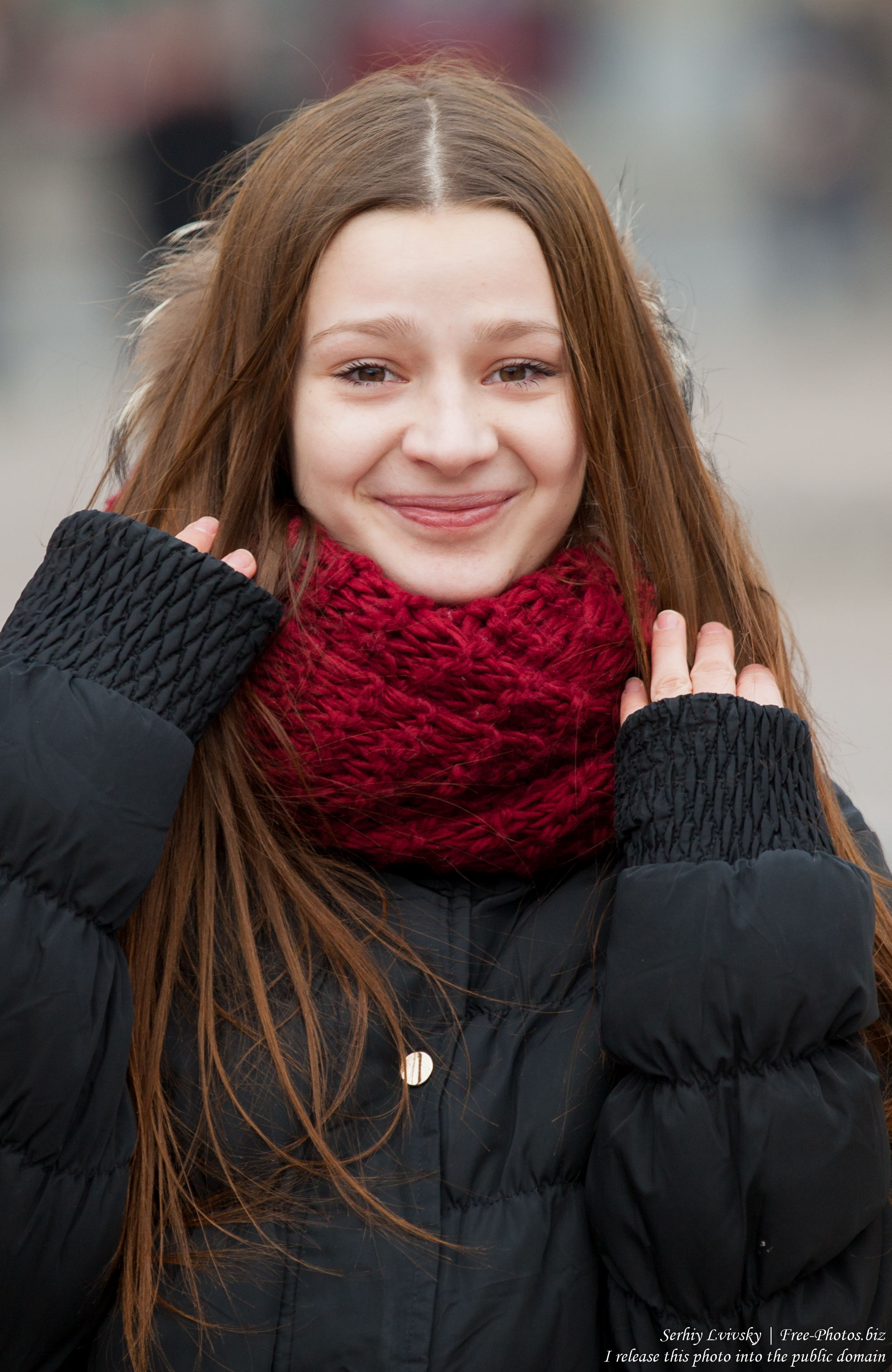 a cute girl photographed in February 2015