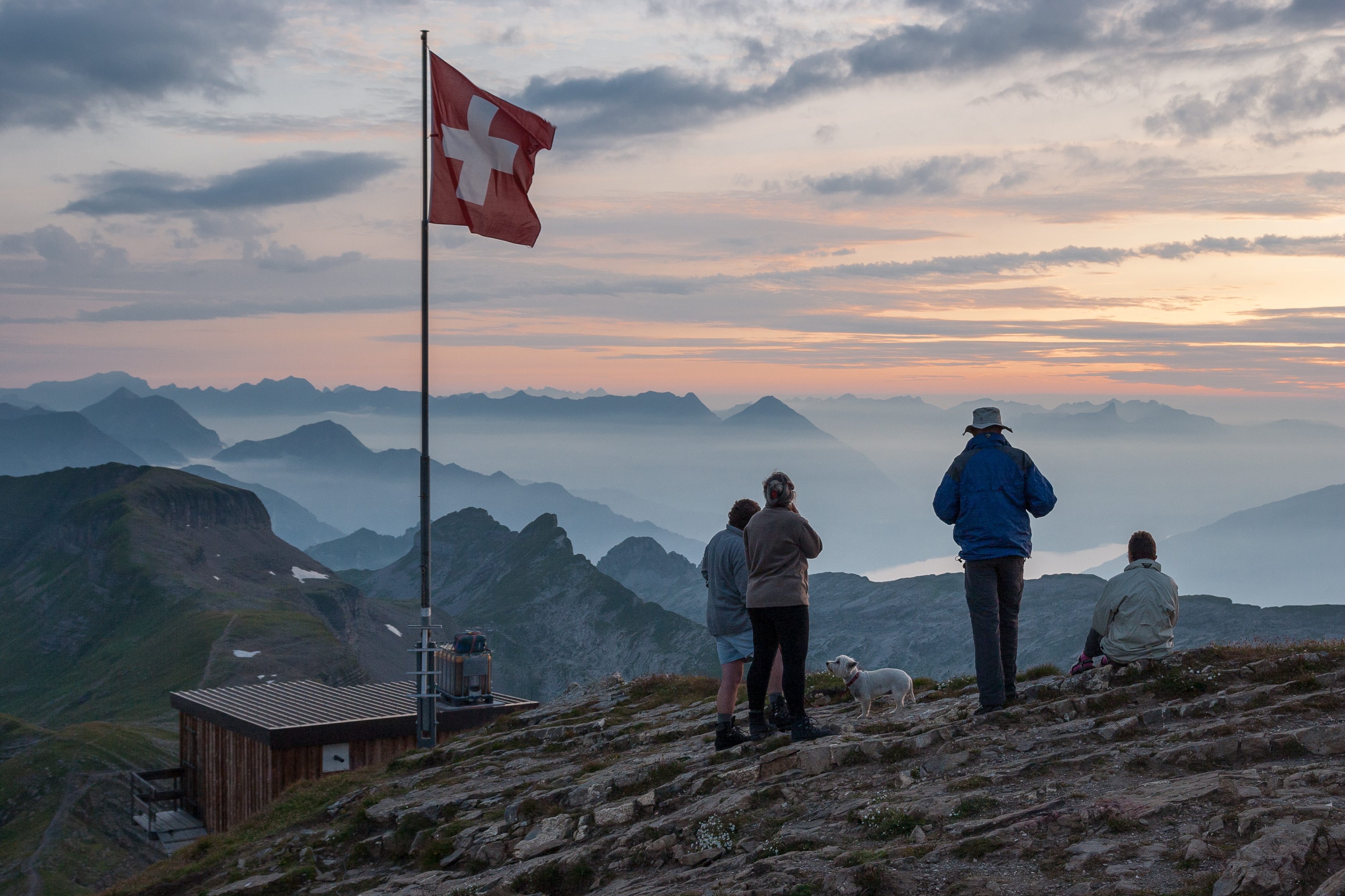 Abends auf dem Faulhorn