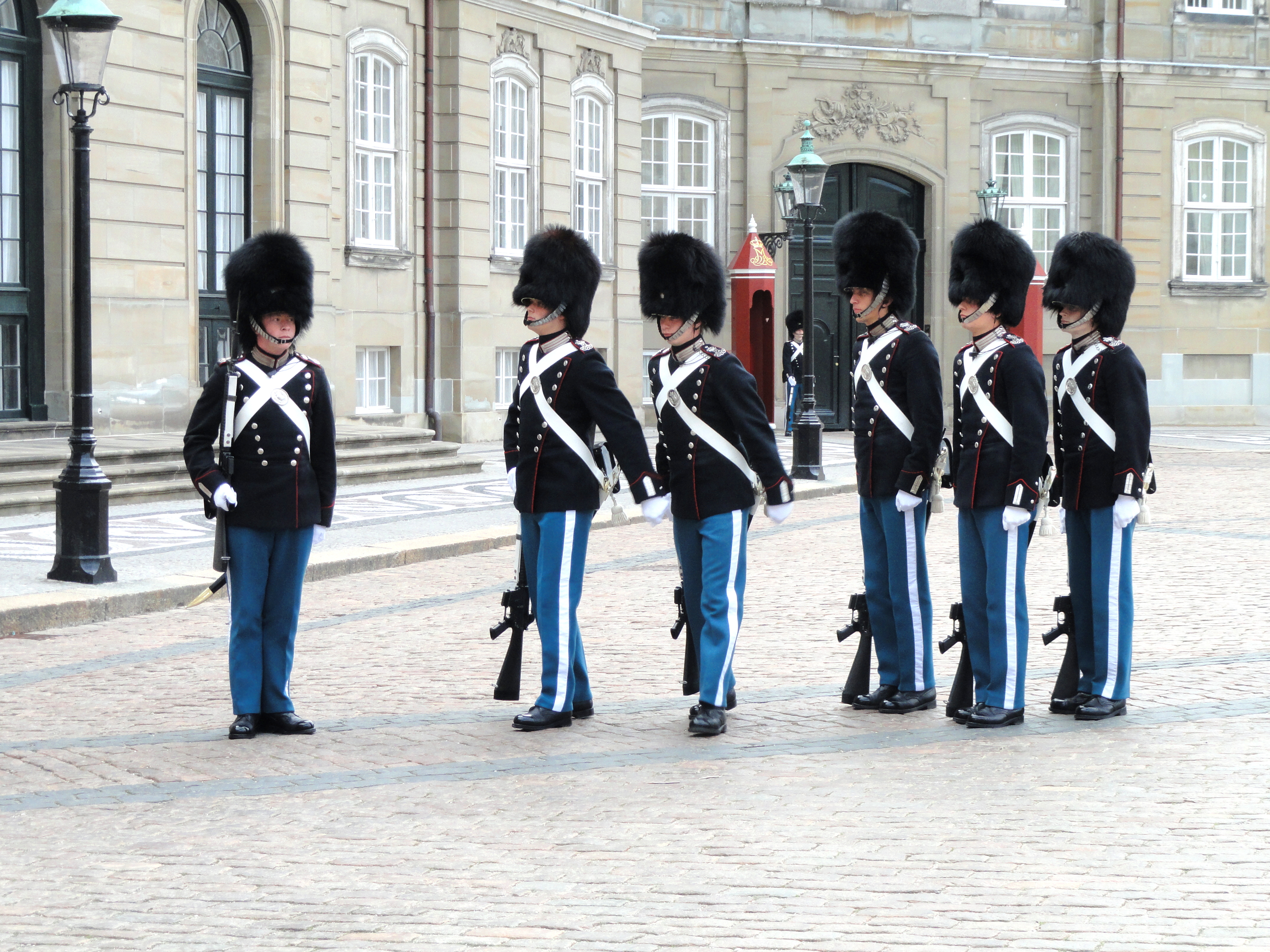 Amalienborg Palace guards - DSC07143