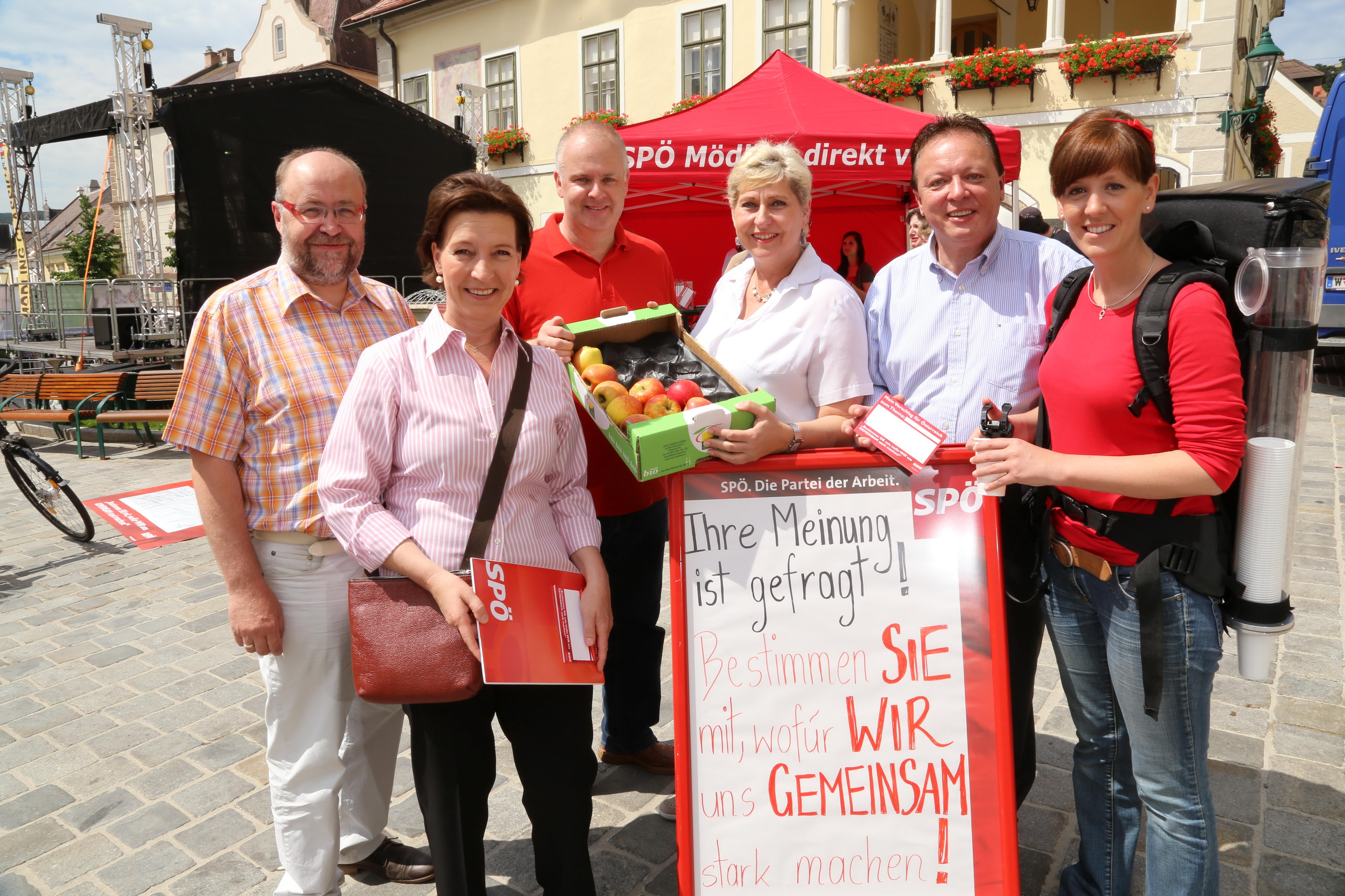 BürgerInnen Dialog in Mödling group photo
