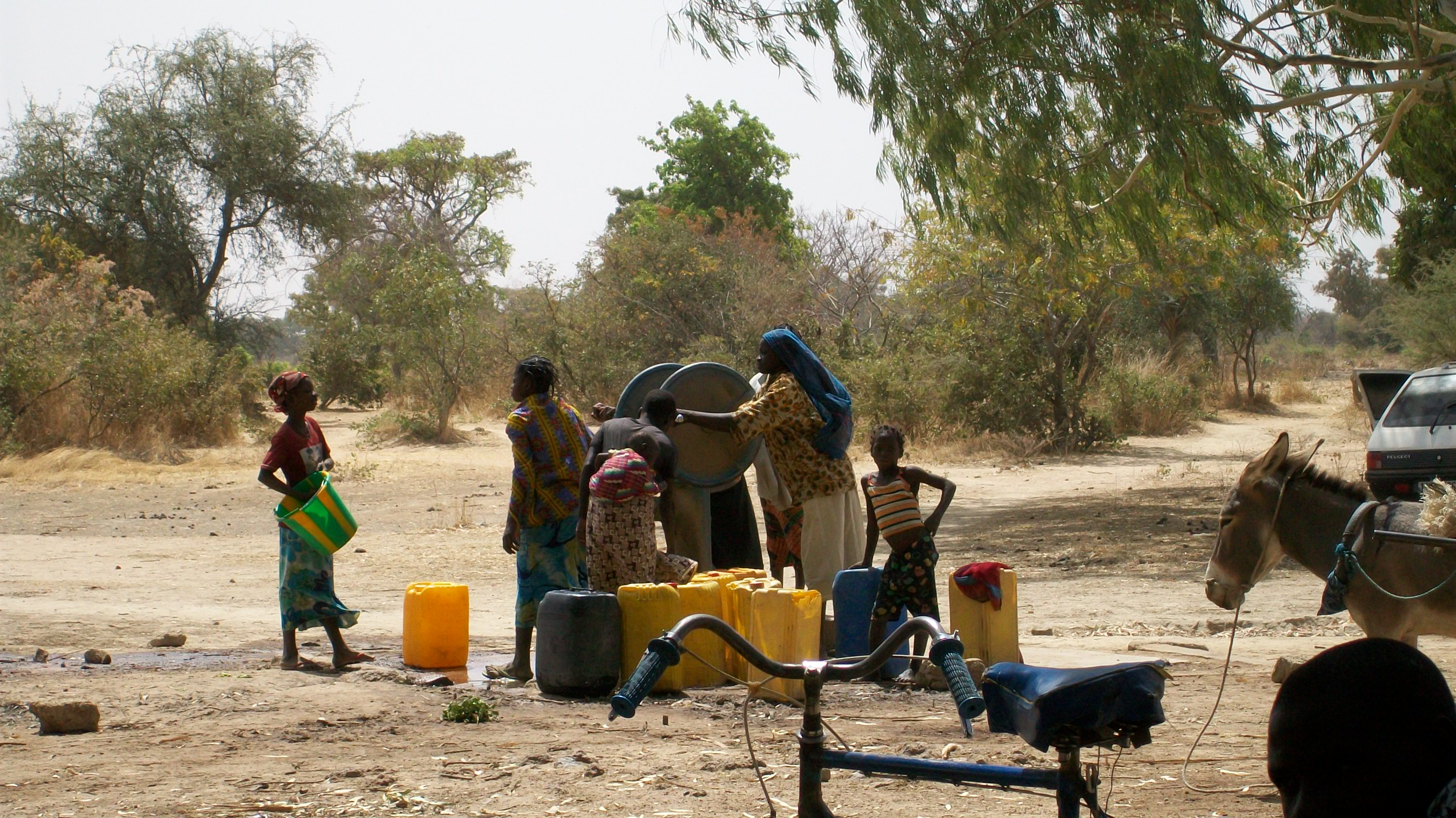 Balga, February 2010, Women around the water pump