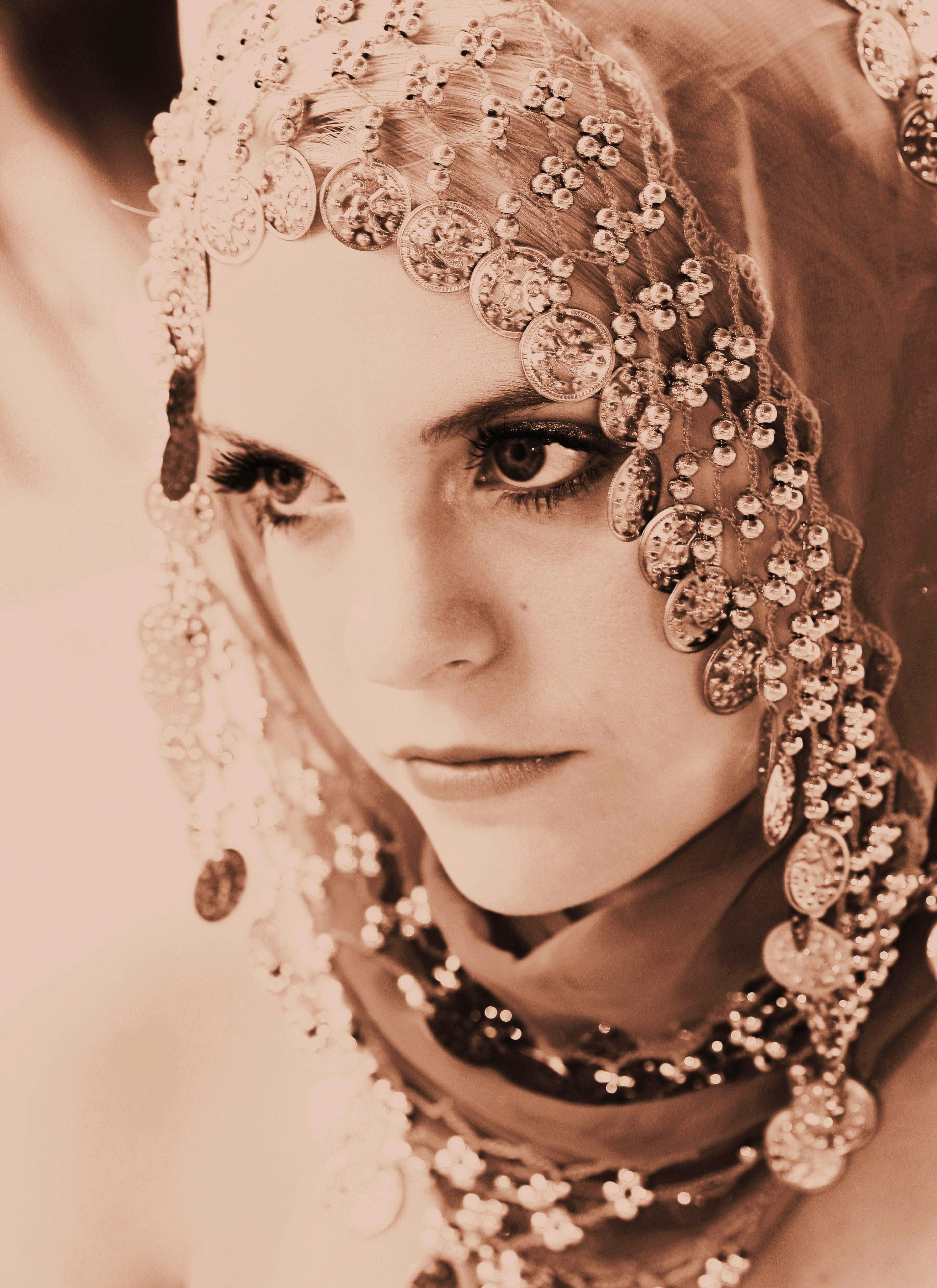 Bejeweled Girl Portrait