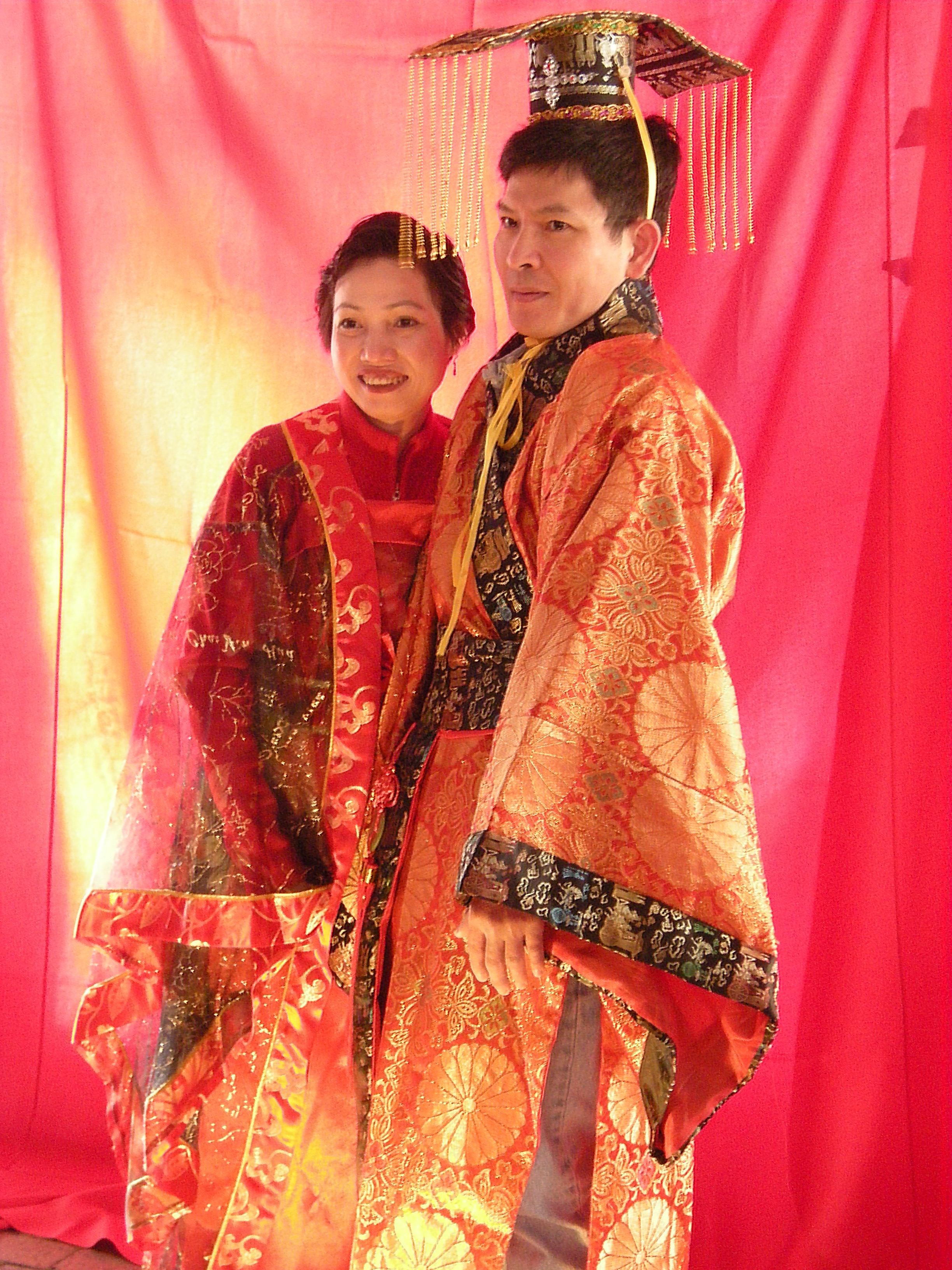 Chinese New Year Seattle 2009 - couple in traditional dress