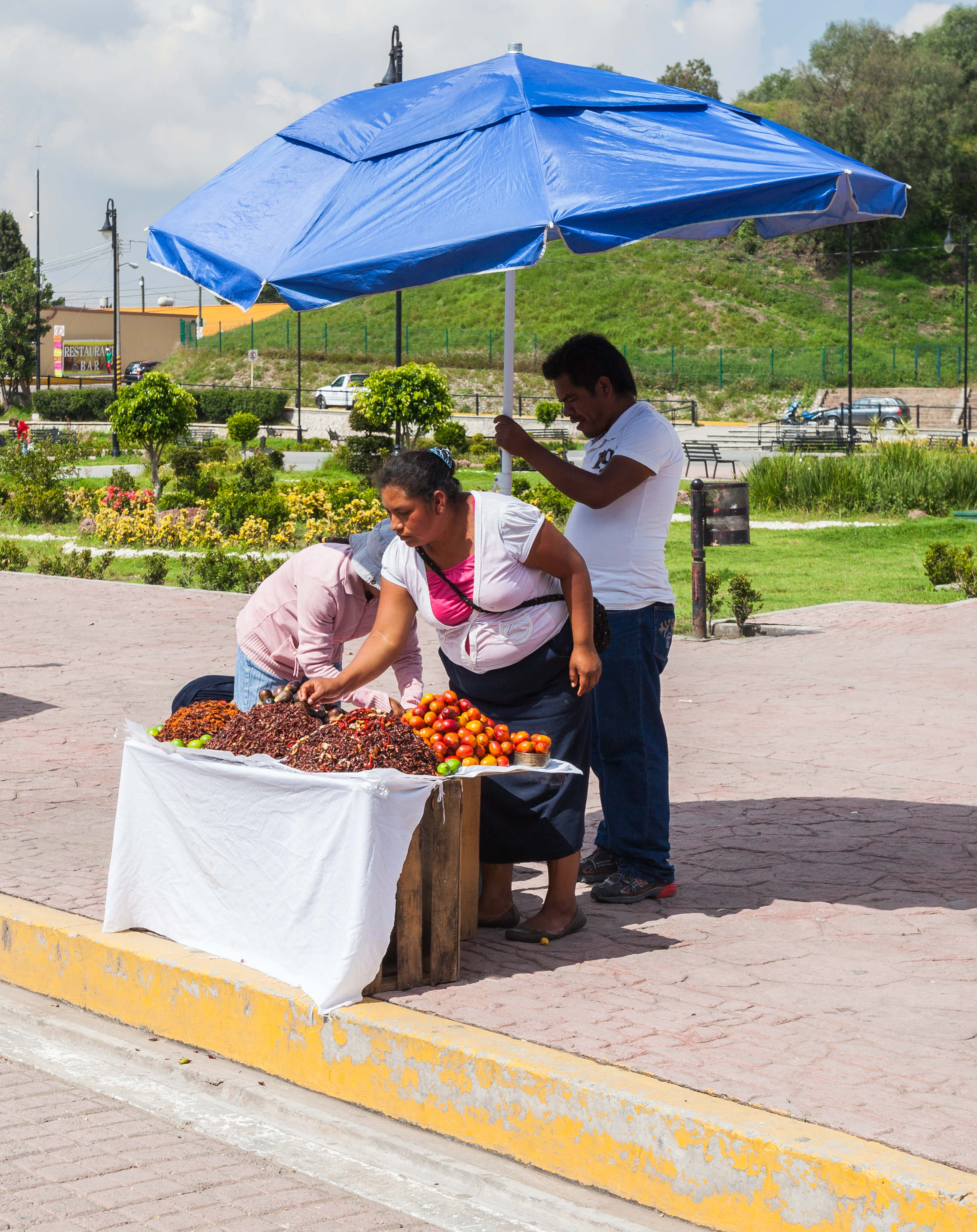 Comerciante, Cholula, Puebla, México, 2013-10-12, DD 01