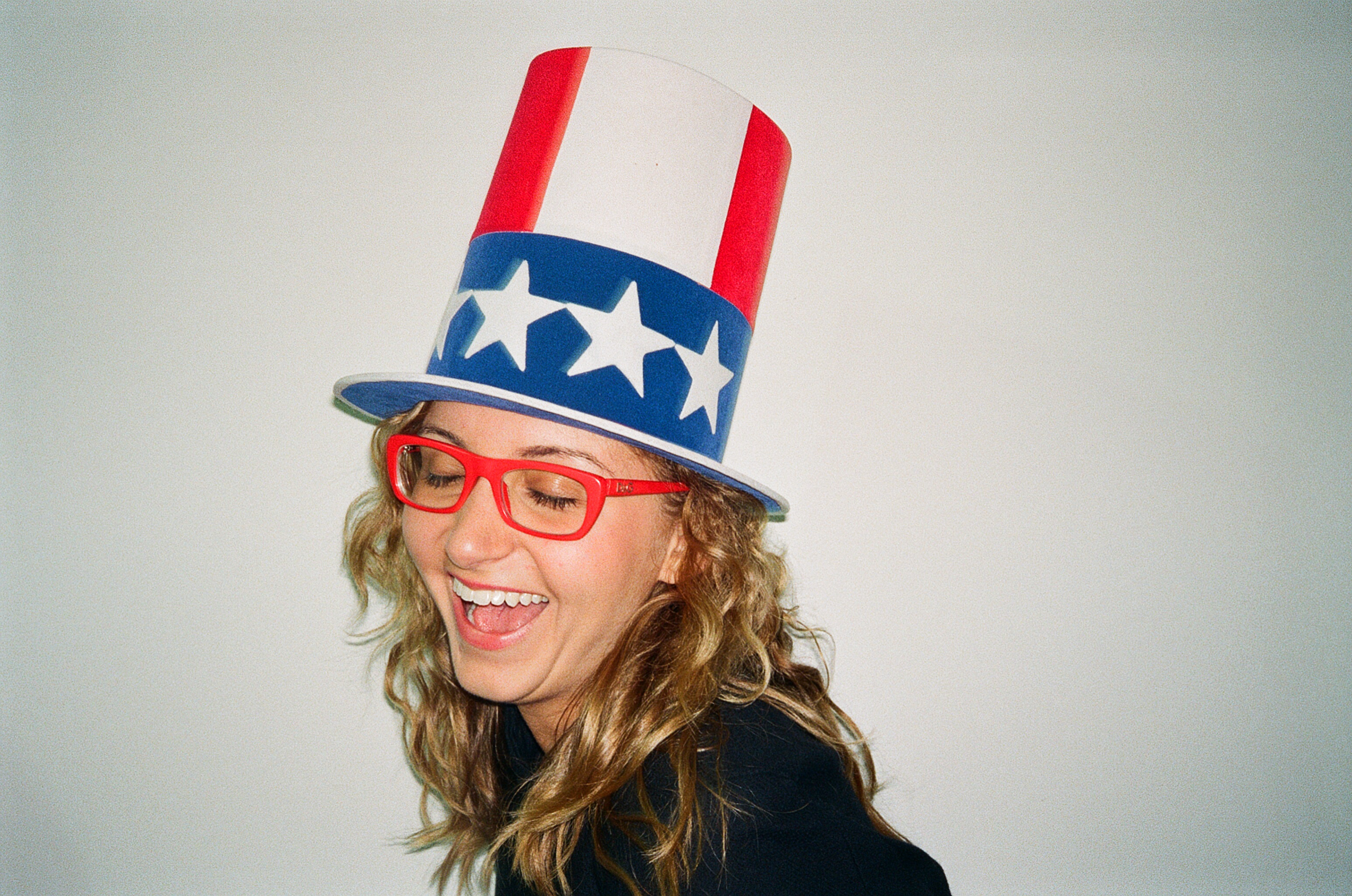 Dr. Juliana with red glasses