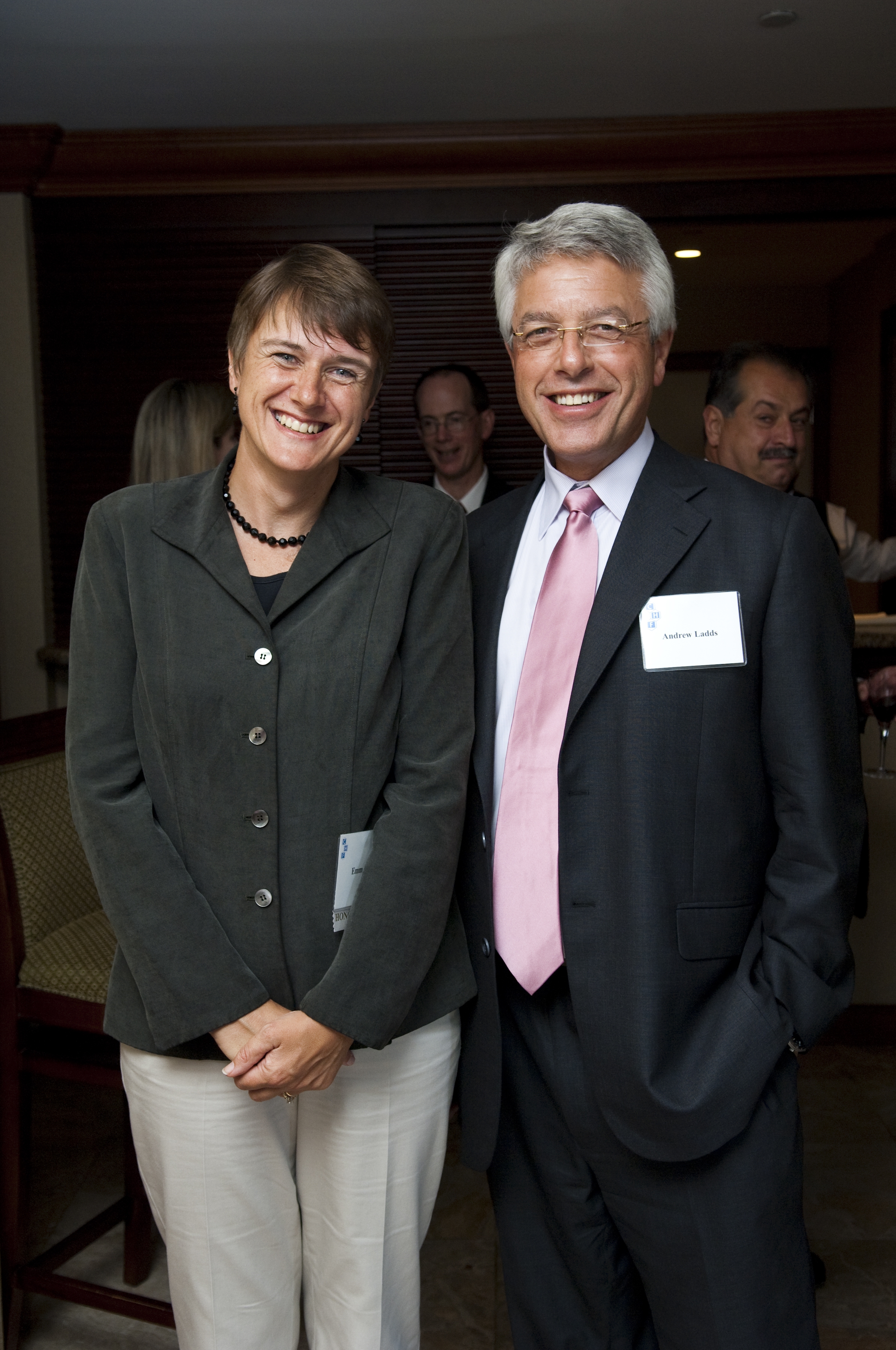 Emma Parmee and Andrew Ladds Perkin Medal Dinner 2009