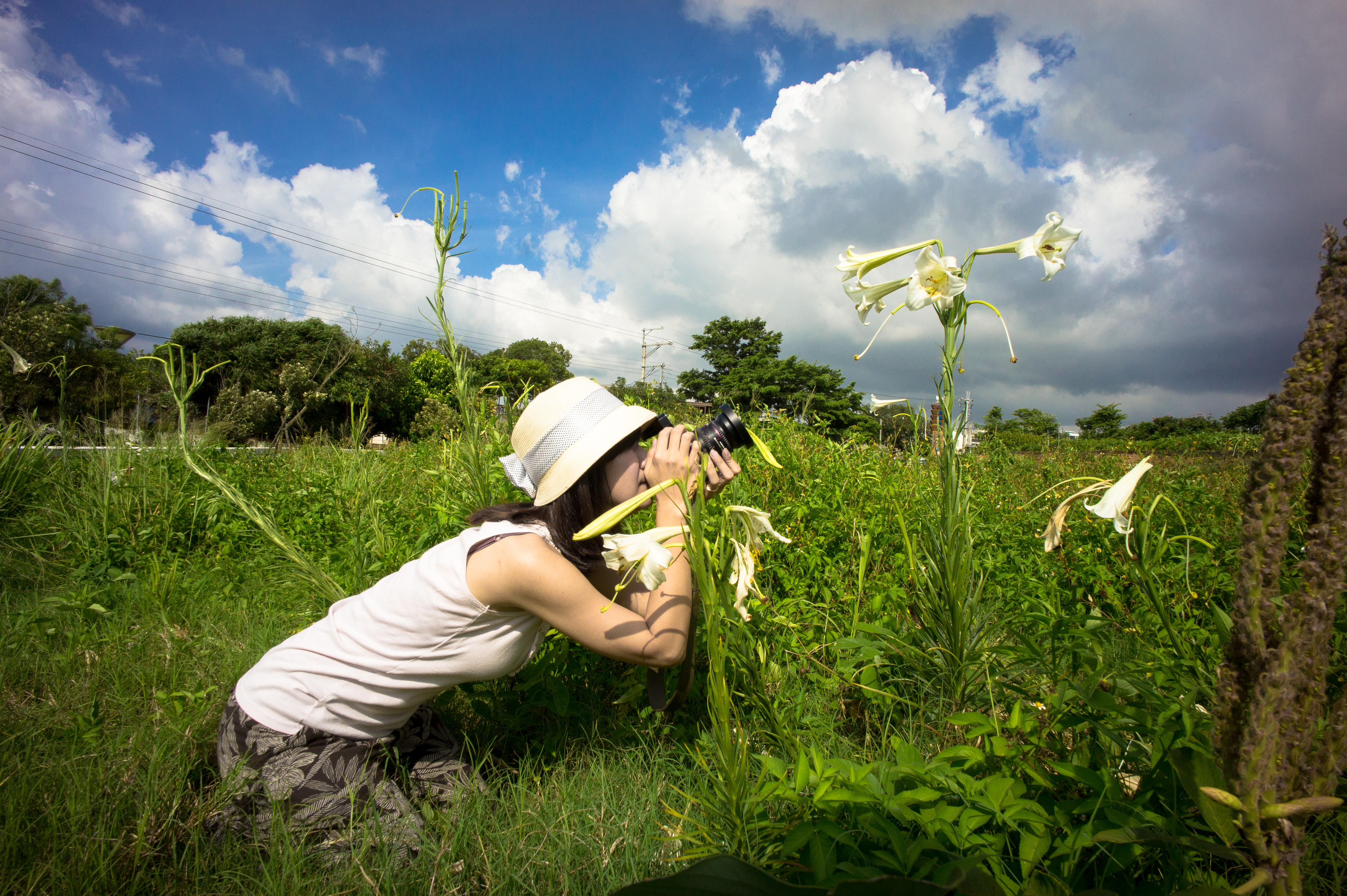 Female photographer in Taiwan
